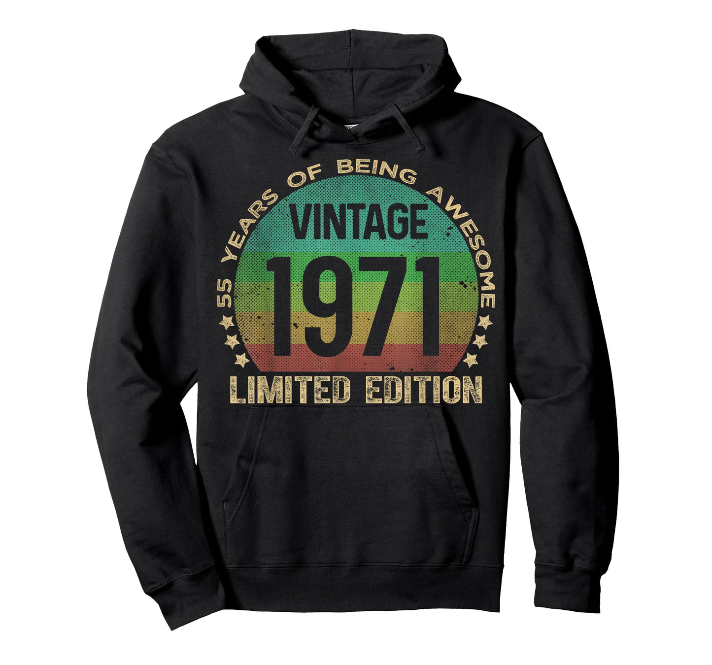 55 Year Old Gifts Vintage 1971 Limited Edition 55th Birthday T-Shirt
