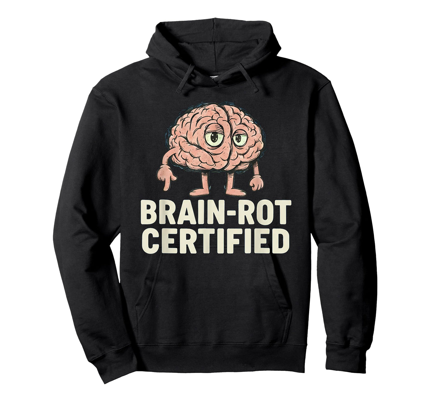 Brain-Rot Certified Funny Gamer Hilarious Meme Gift T-Shirt