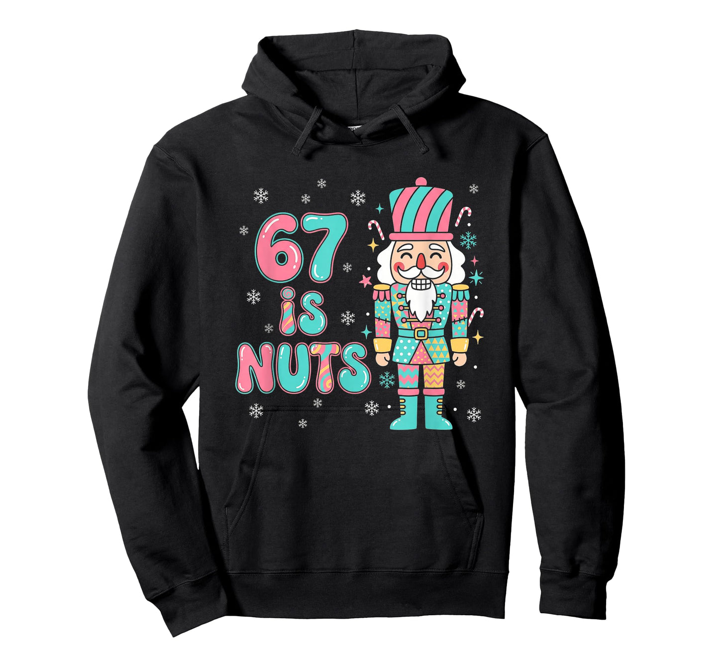 67 Six Seven Birthday Nutcracker Holiday Funny Christmas T-Shirt