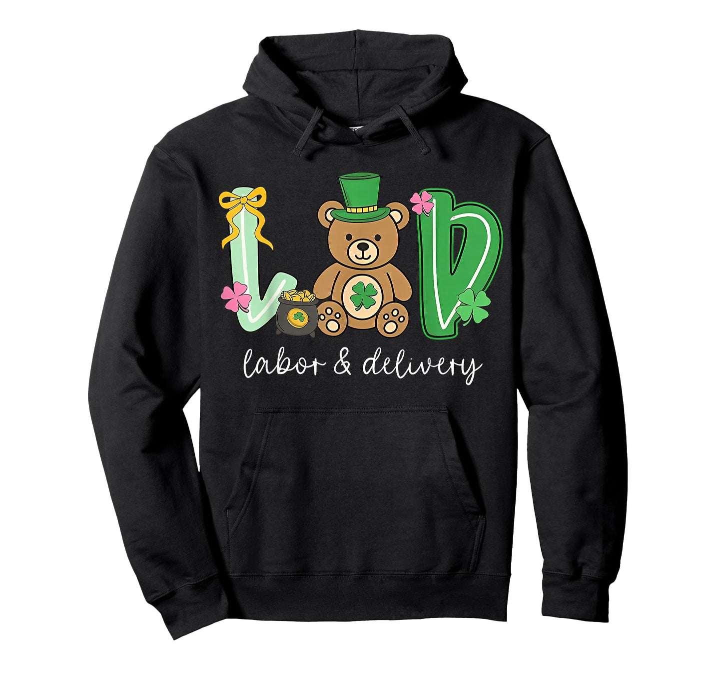 Delivering Loads of Luck St Patricks Day Labor and Delivery T-Shirt