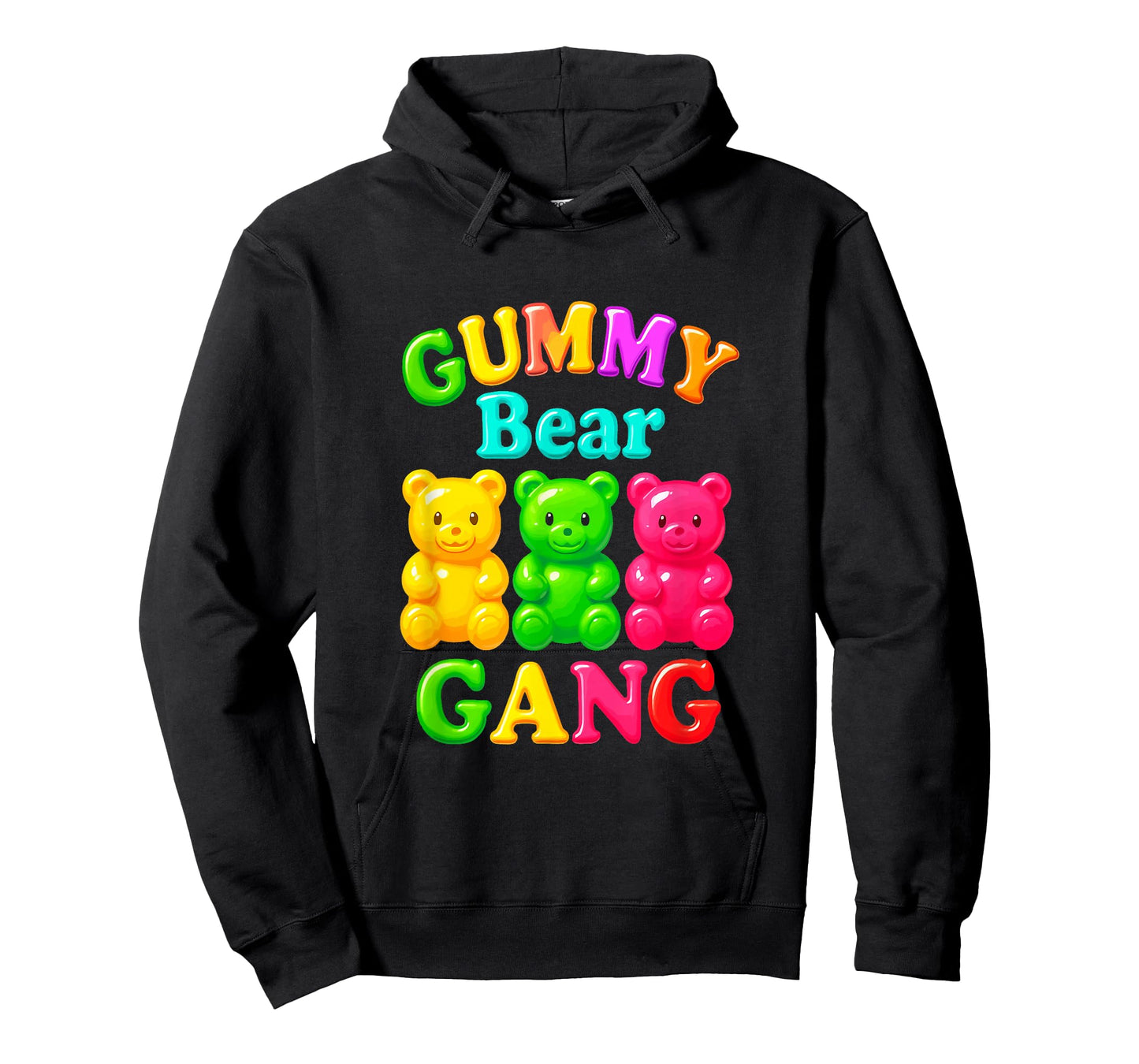 Gummy Bear Gang Funny Candy Lovers Girls Kid Squad Team T-Shirt
