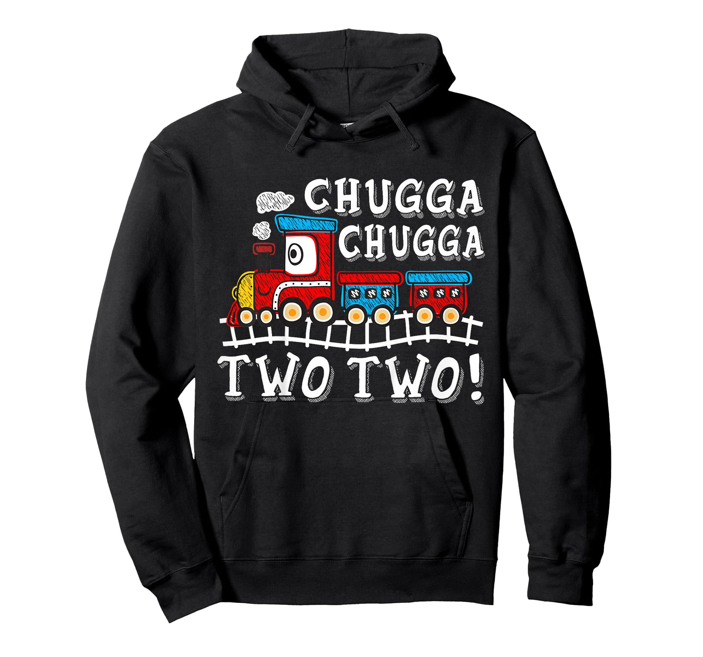2nd Birthday Boy Train Chugga Chugga Two Two Toddler T-Shirt