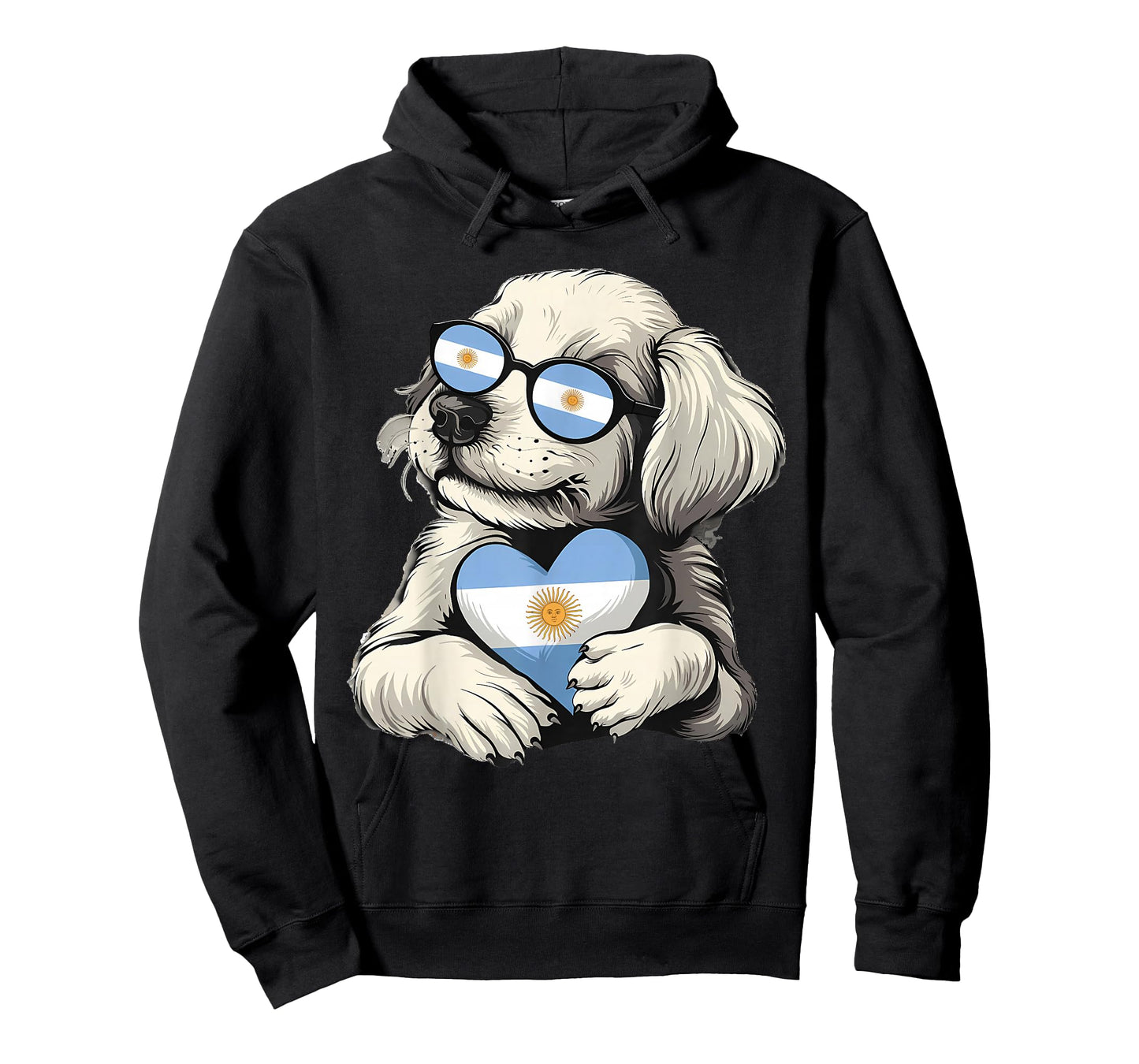 Argentina Pride Dog Argentinian Flag T-Shirt