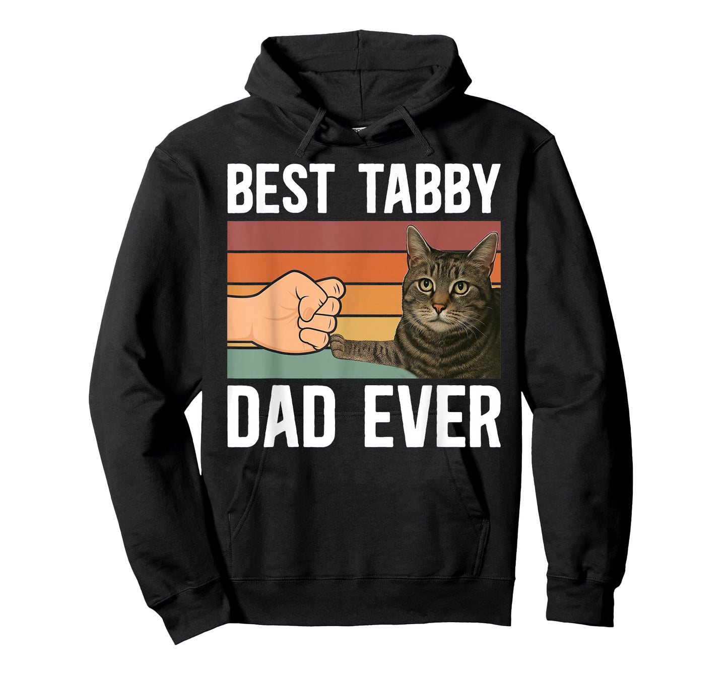 Best Tabby Dad Ever Gray Tabby Cat Dad Grey Tabby Cat Owner T-Shirt