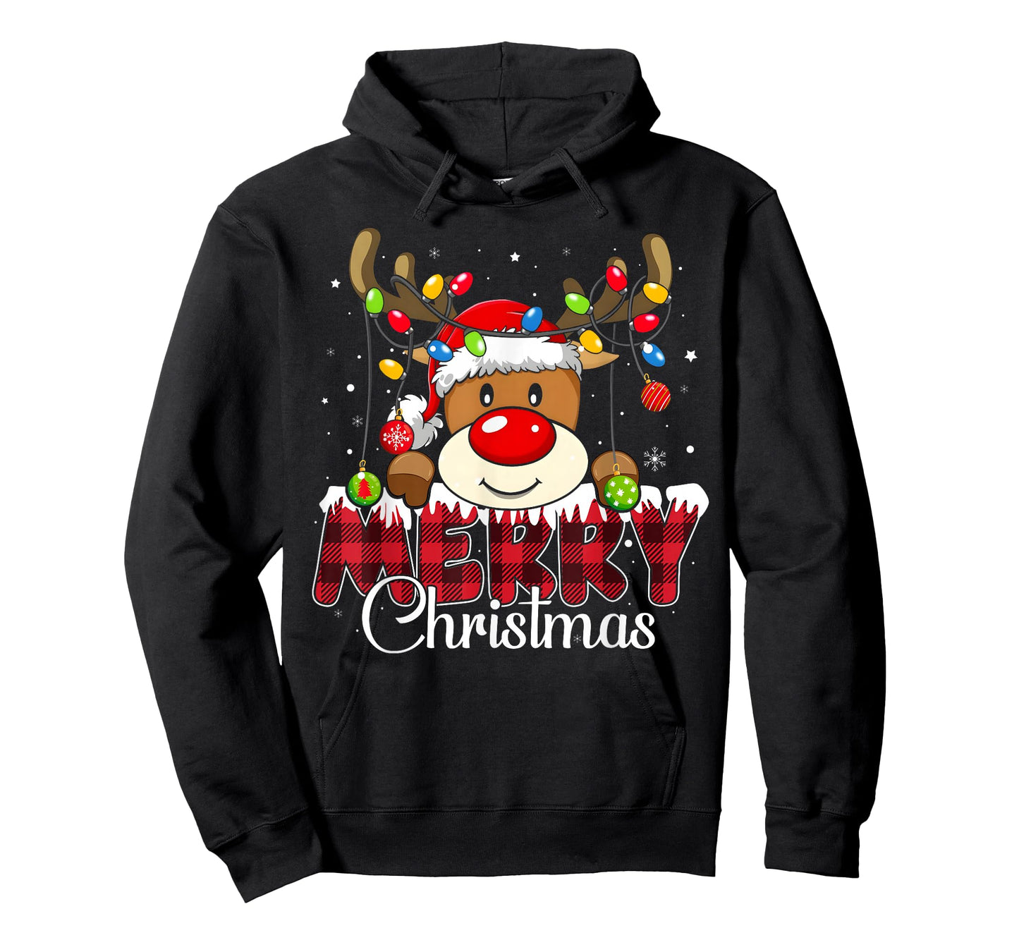 Merry Christmas Reindeer Xmas Family Matching Men Women Kids T-Shirt