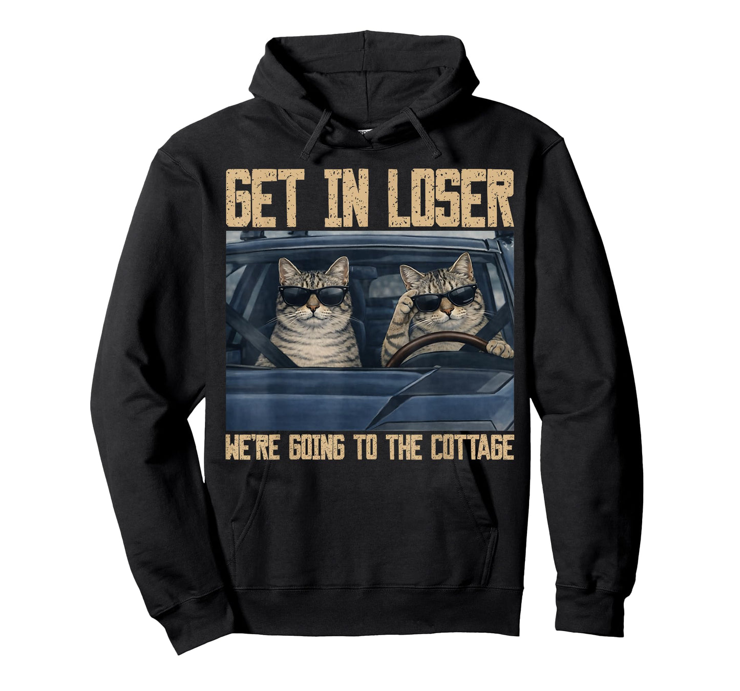 Funny Get in Loser were Going to The Cottage Cat Meme T-Shirt