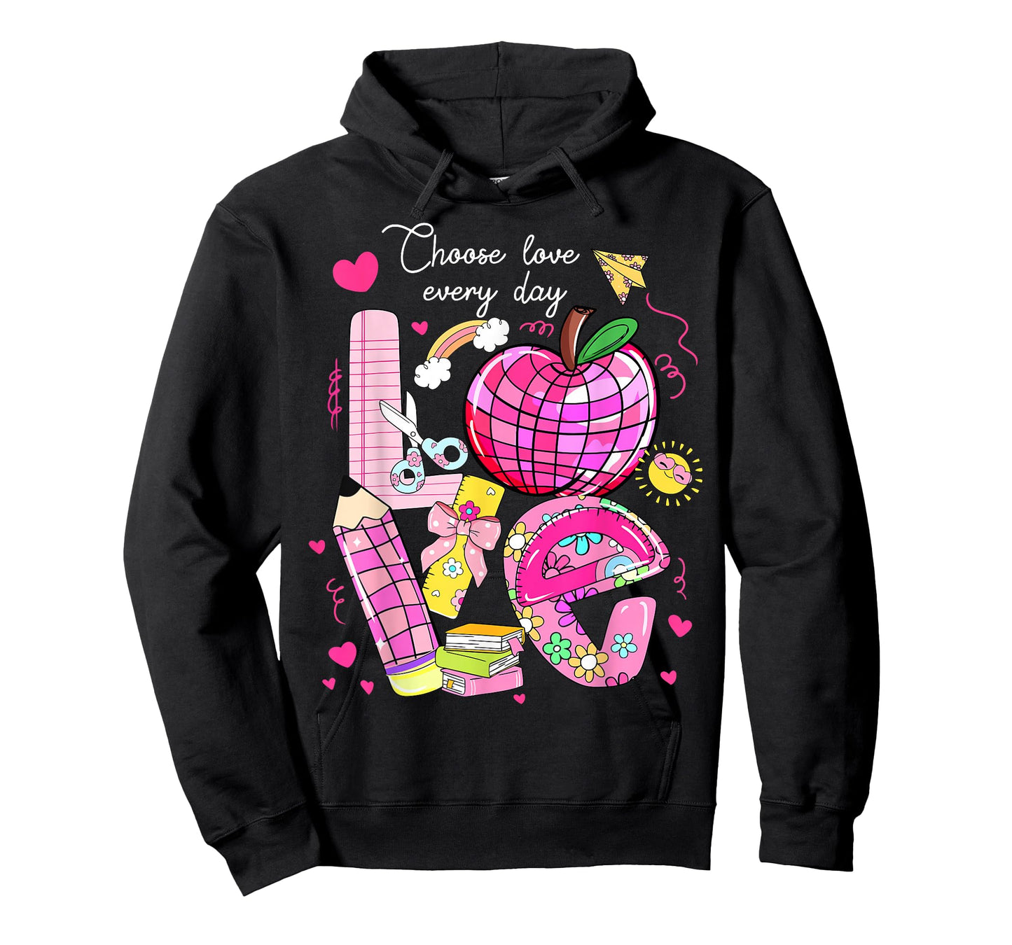 Love Valentines Day for Women Teacher Girls Mom Valentine T-Shirt