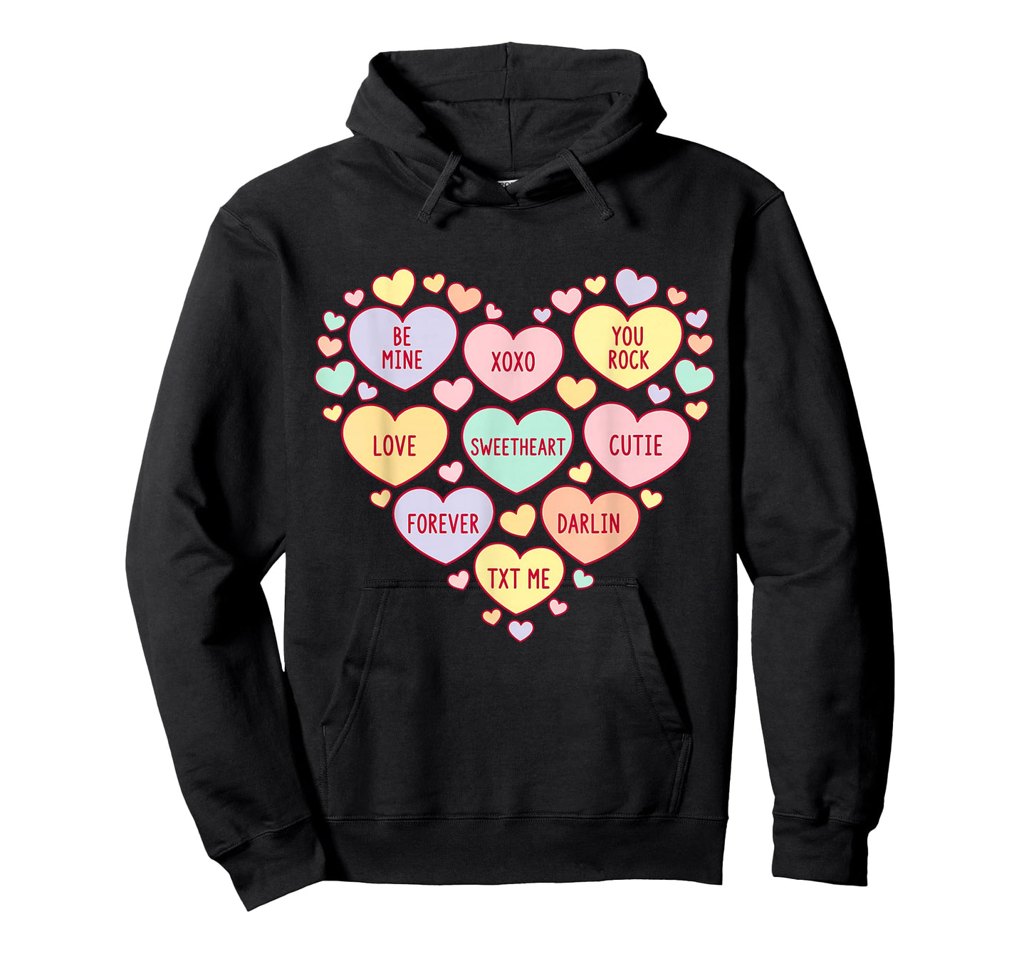 Cute Heart Love Valentines Day for Men Women Teachers Kids T-Shirt