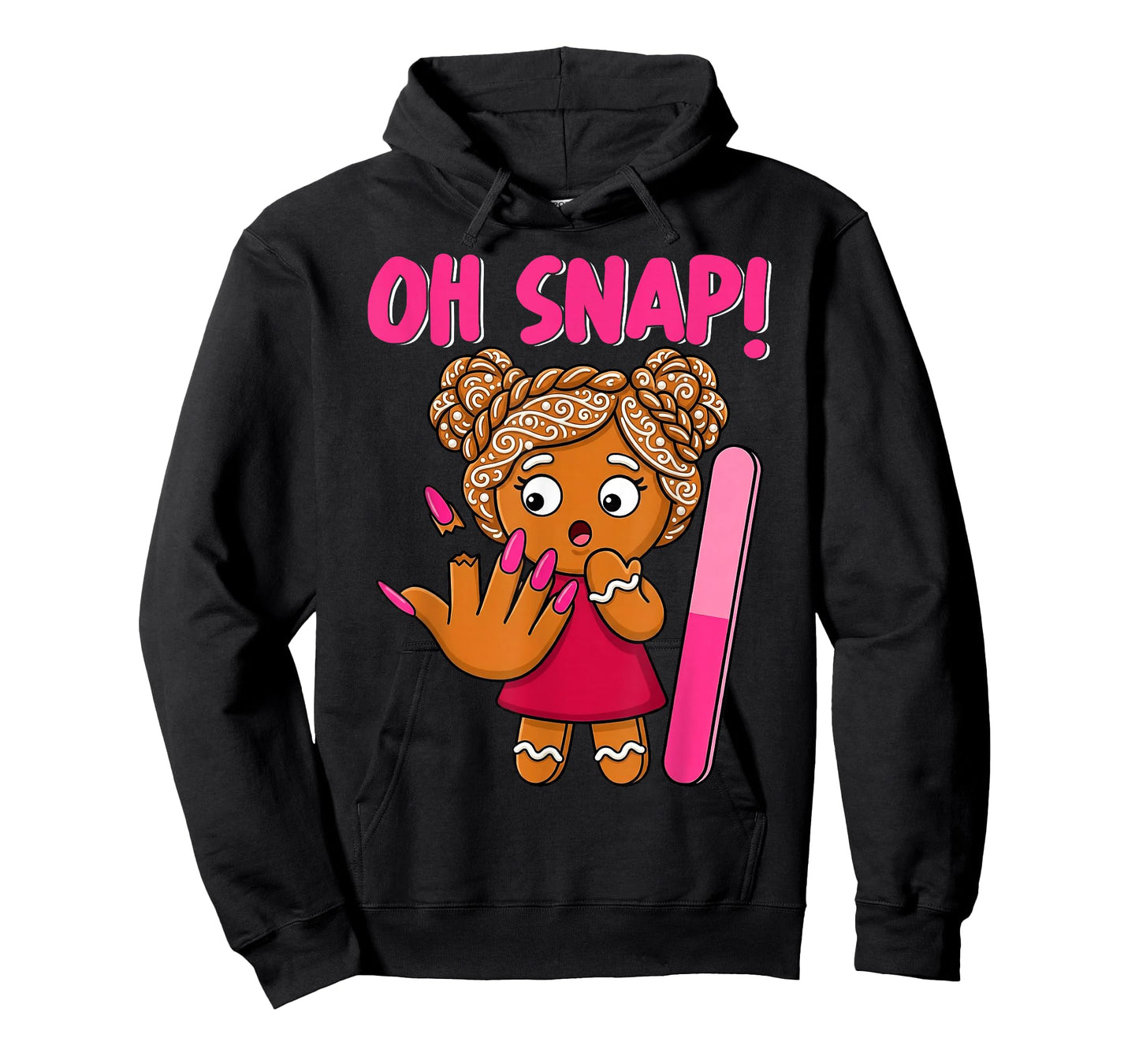 Christmas Oh Snap Broken Nail Funny Gingerbread Xmas T-Shirt