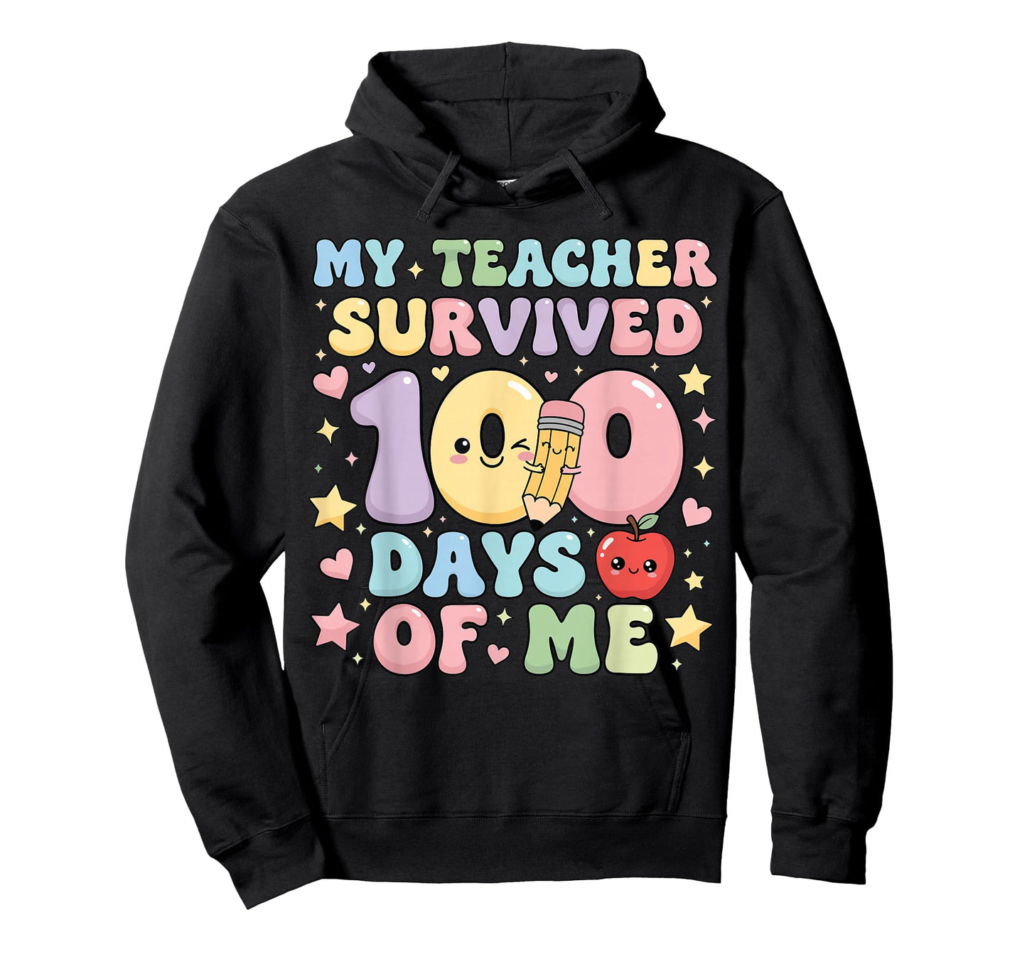 My Teacher Survived 100 Days of Me Groovy Boys Girls 100th T-Shirt