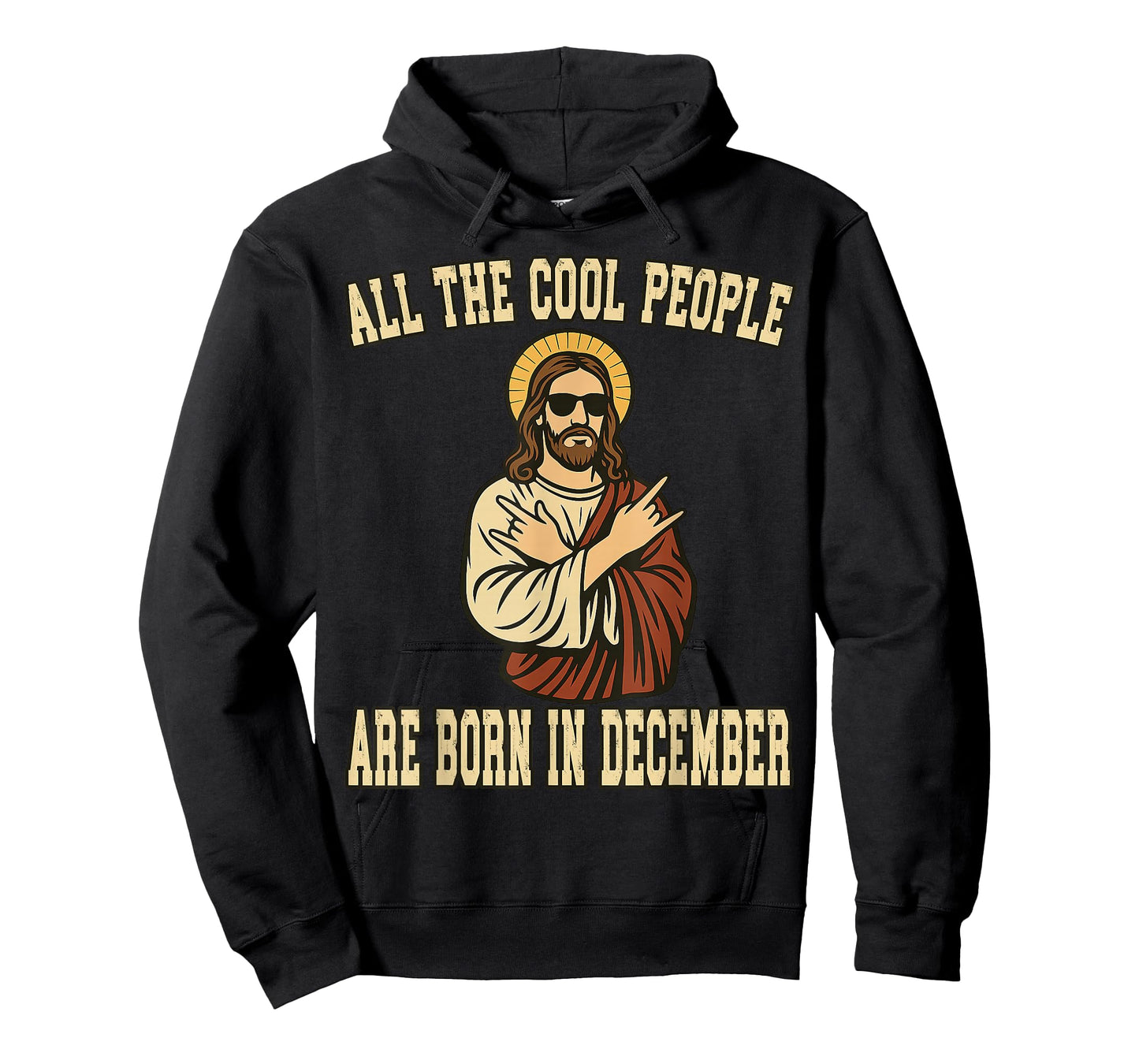 All Cool People are Born in December Jesus Bday Christmas T-Shirt