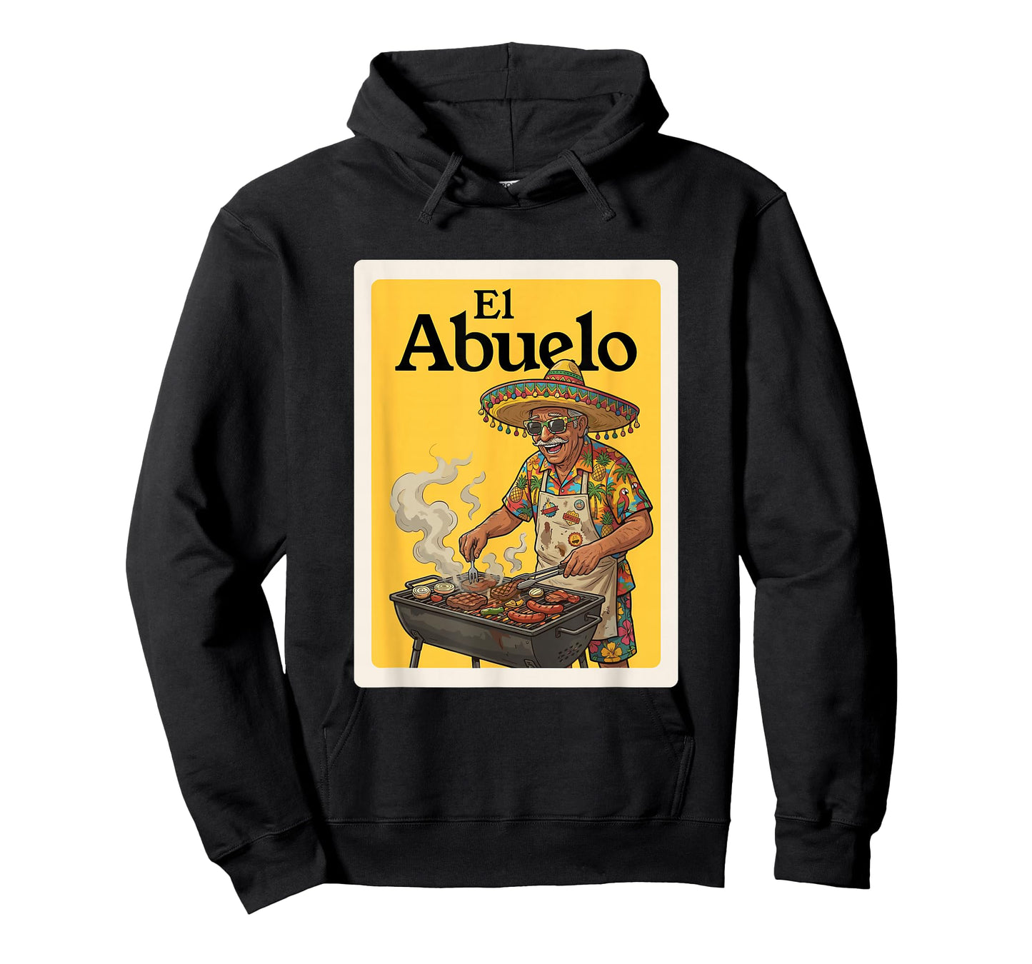 El Abuelo Parrillero Mexican Grandpa Grill T-Shirt