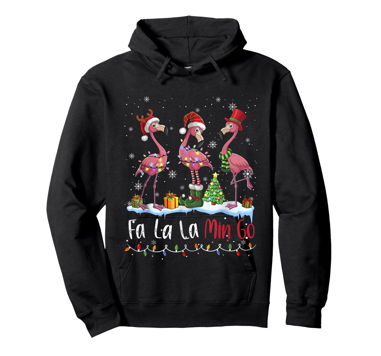FA La La La Mingo Flamingo Christmas Lover T-Shirt