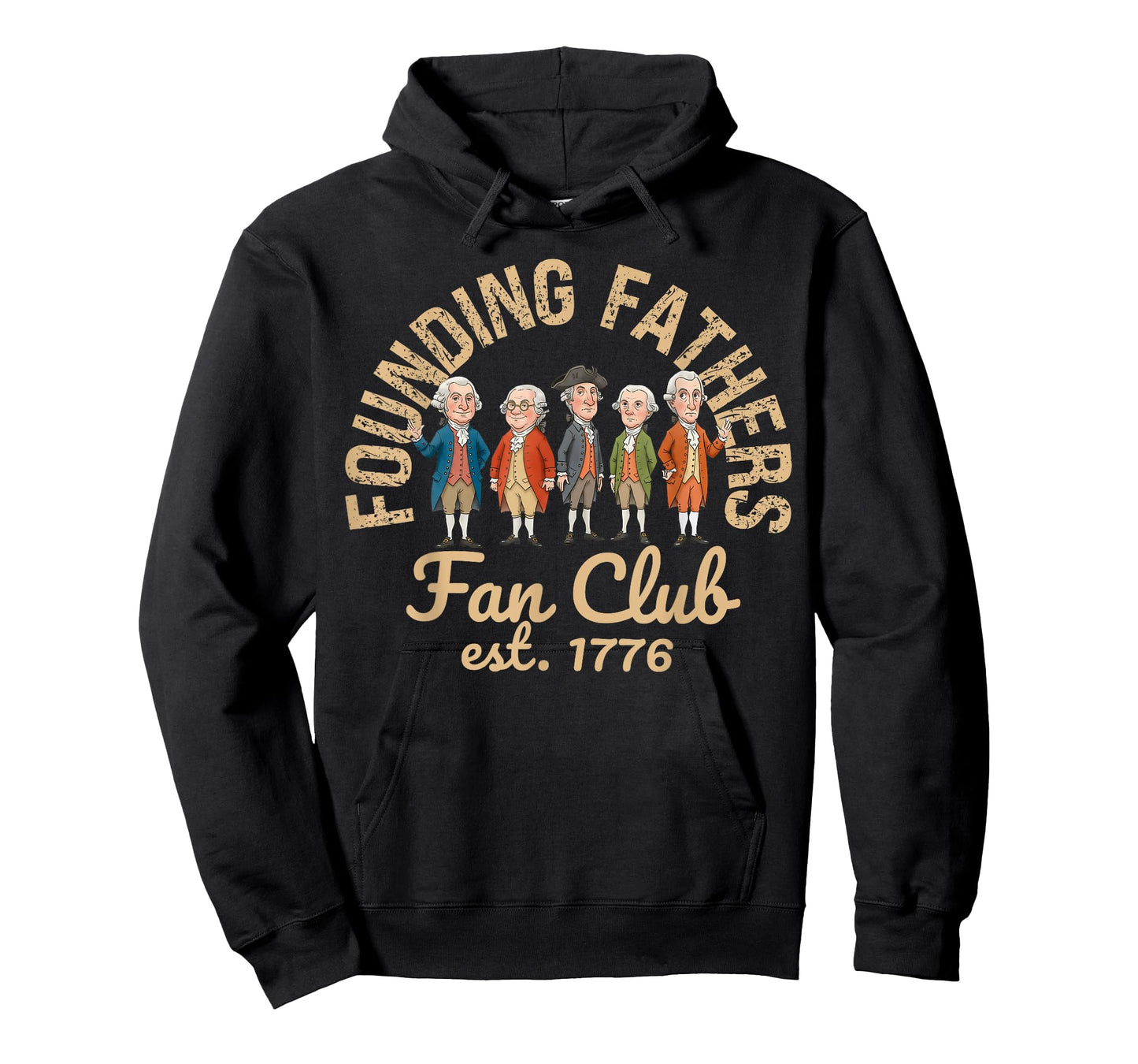 Founding Fathers Fan Club Funny History Teacher T-Shirt