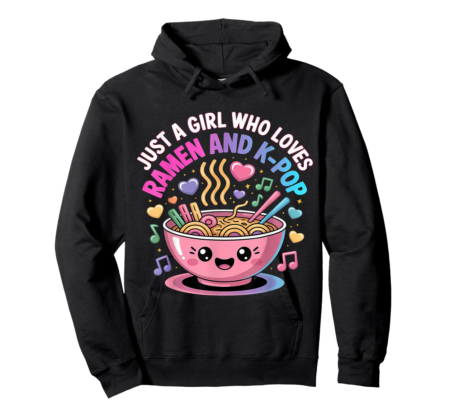 Just A Girl Who Loves Ramen and K-Pop Girl Kpop K Pop T-Shirt