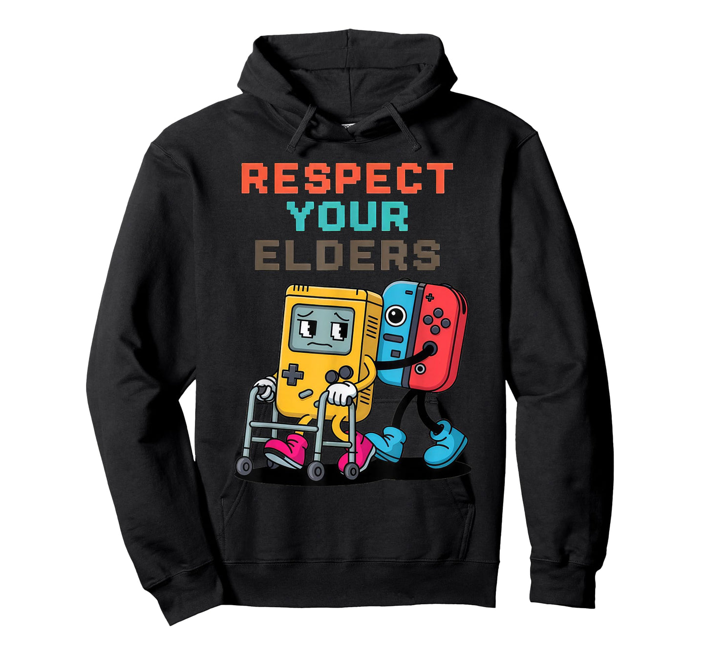 Respect Your Elders Gaming Control Retro Funny Gamer T-Shirt