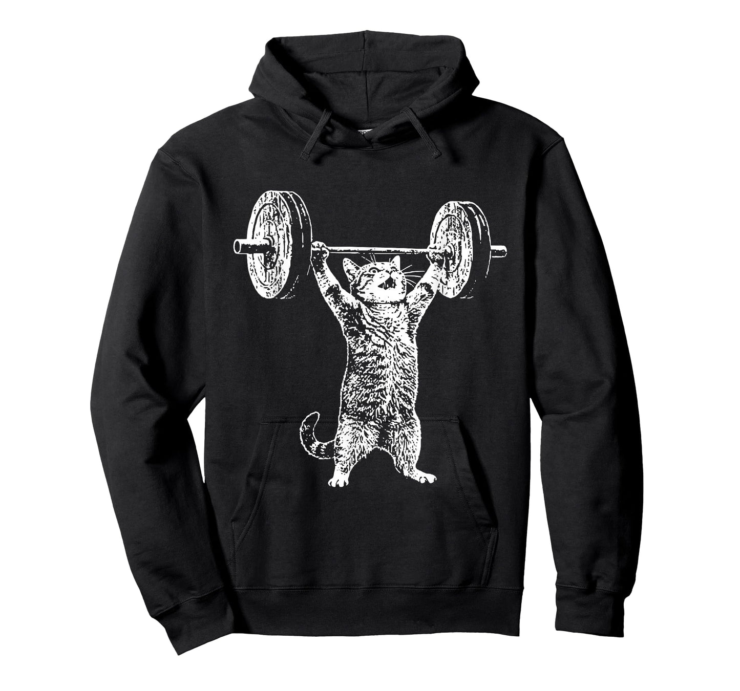 Funny Cat Gym Workout Deadlift Cat Meme Gym Pump Kitten T-Shirt