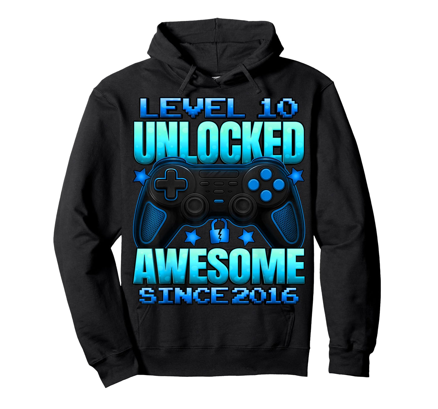 Level 10 Unlocked 10 Year Old Gifts Boys 10th Birthday Boy T-Shirt