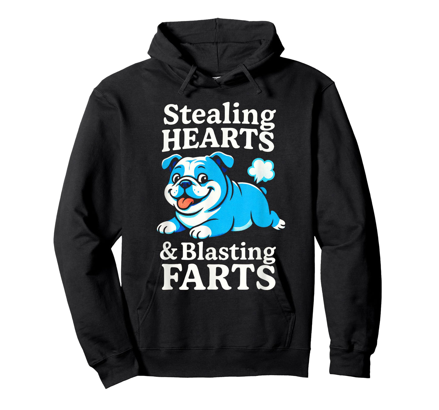 Stealing Hearts & Blasting Farts - Funny Bulldog Lover T-Shirt
