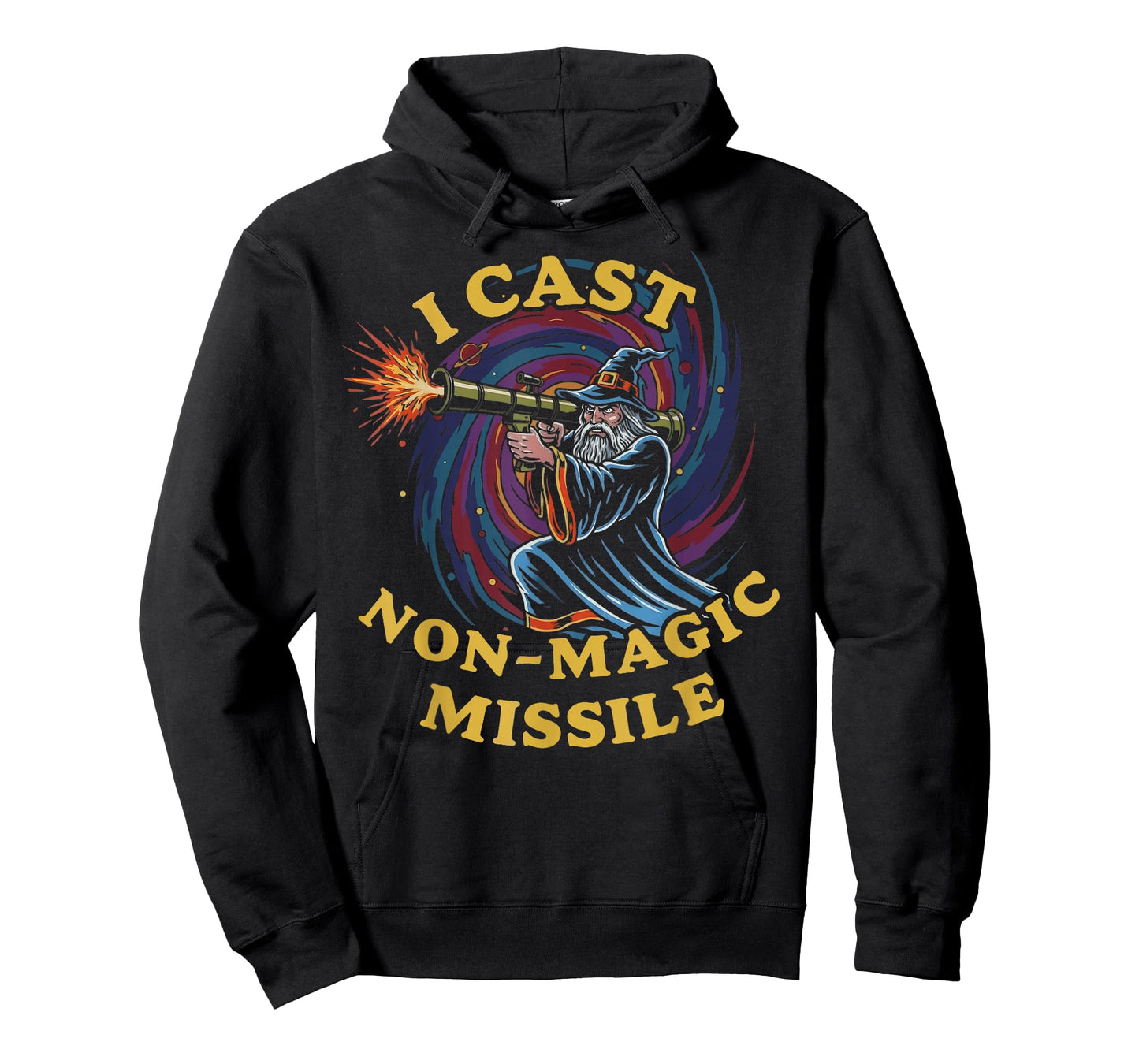 I Cast Non-Magic Missile Funny Wizard Parody Meme T-Shirt