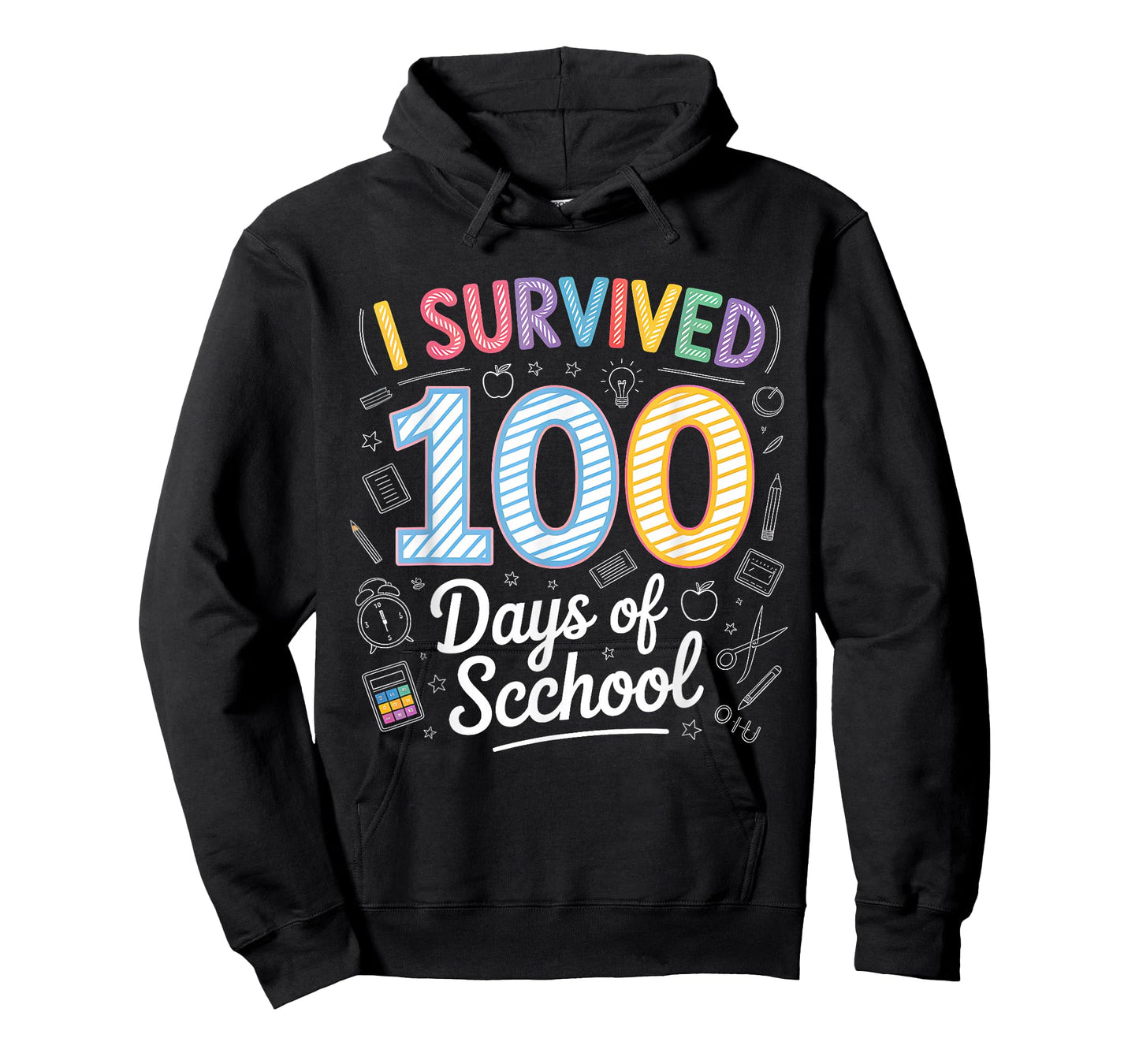 I Survived 100 Days of School Teacher Kids 100 Days Smarter T-Shirt