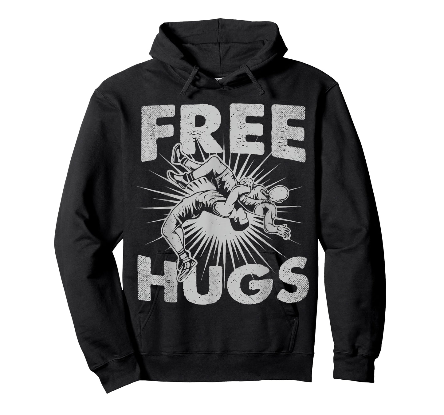 Wrestling - Funny Free Hugs Just Ask T-Shirt