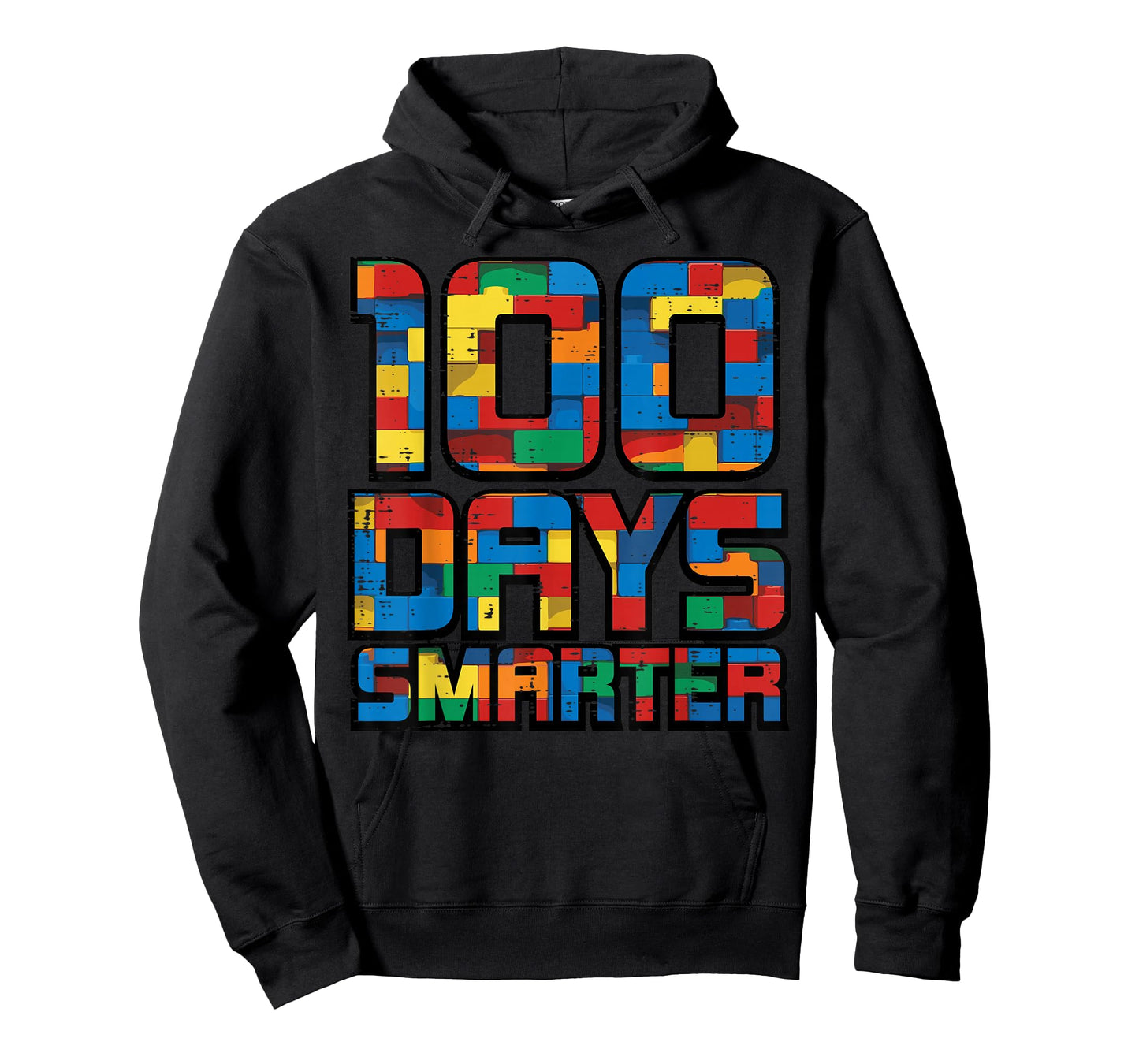 100 Days of School Smarter Bricks 100th Day Blocks Boys Kids T-Shirt