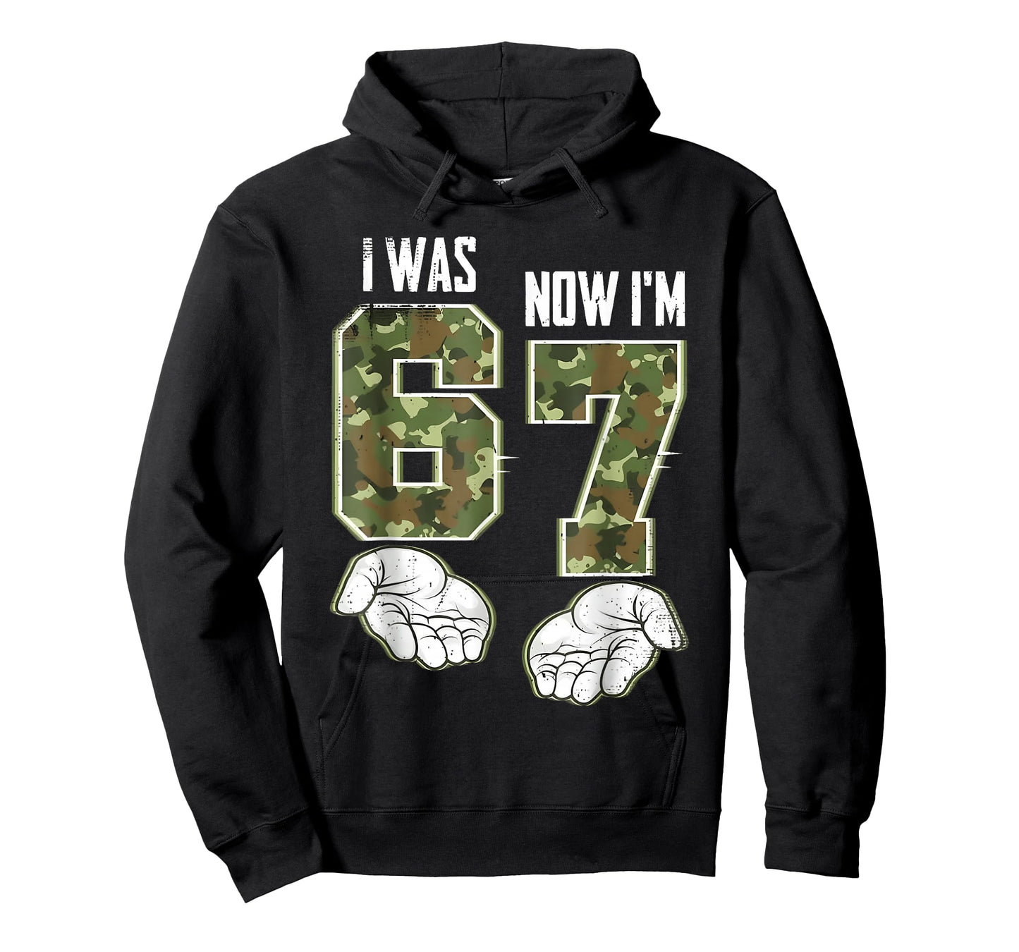 Camo 7 Year Old Birthday I was 6 Now I'm 7 67 Funny Kid Boys T-Shirt