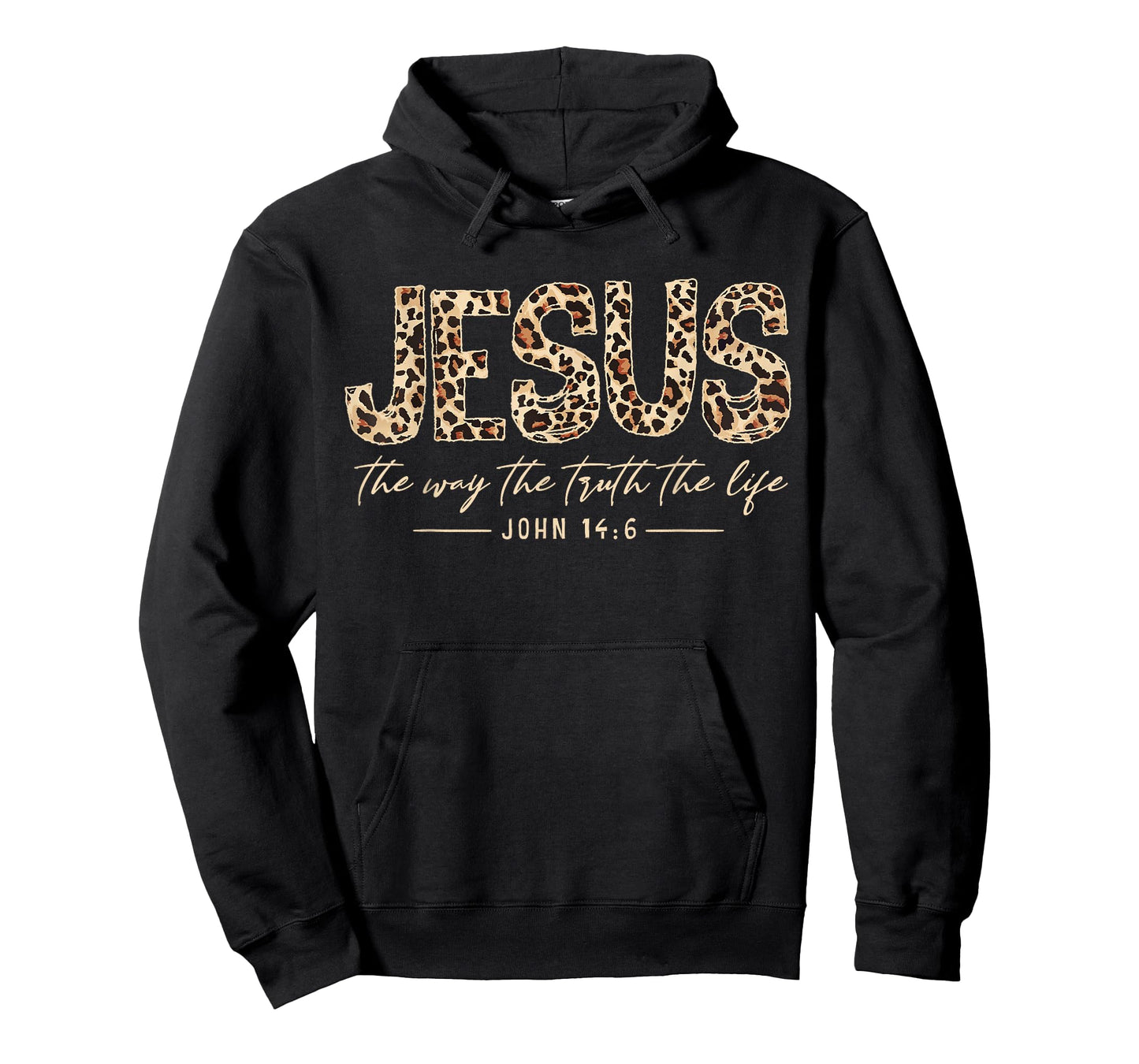 Christian Jesus The Way The-Truth The Life Leopard Bible T-Shirt