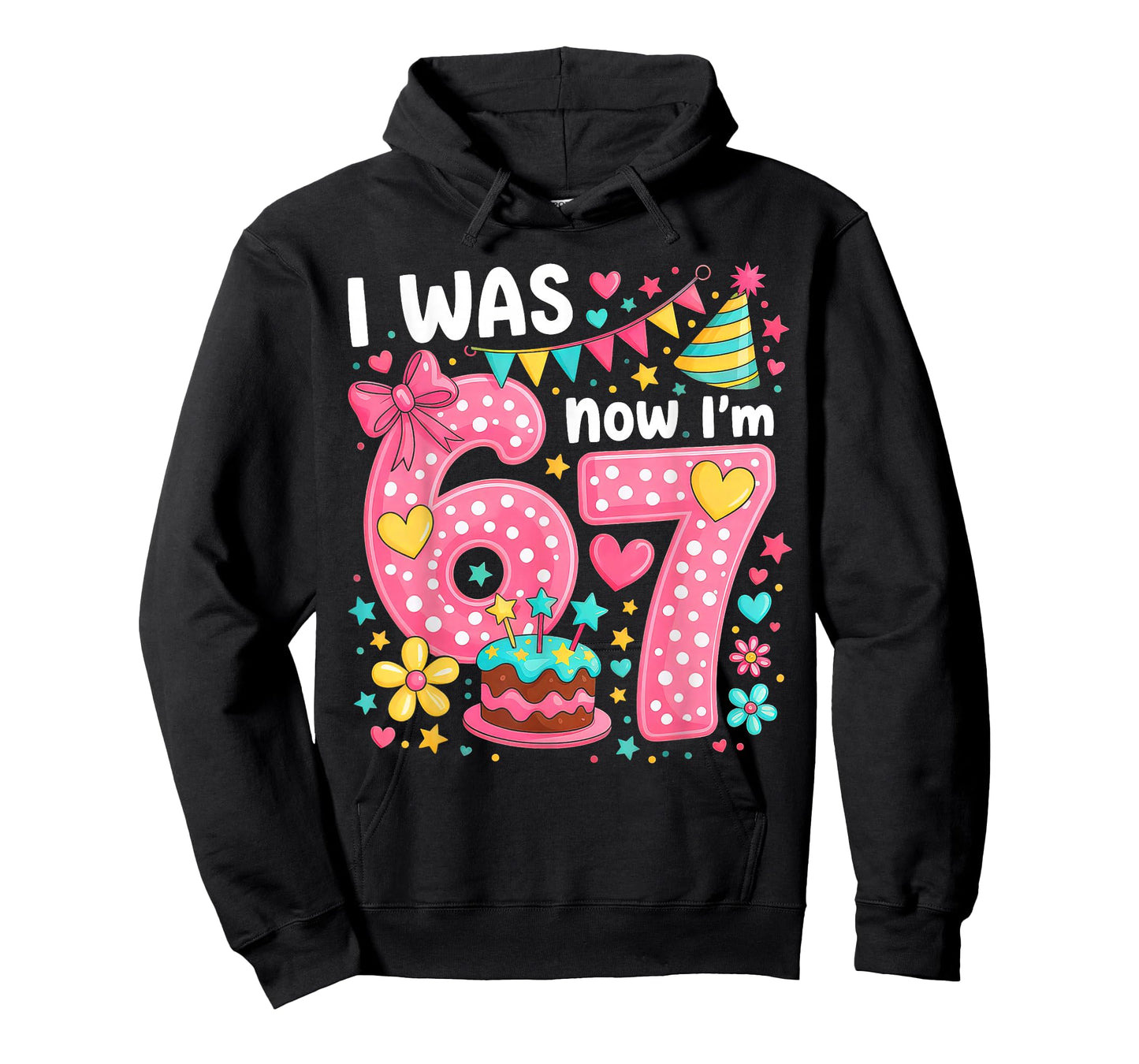 7 Year Old Birthday I was 6 Now I'm 7 T-Shirt