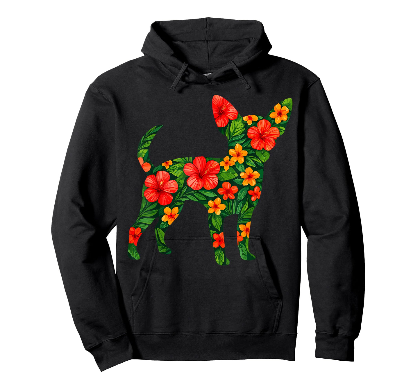 Floral Chihuahua T-Shirt