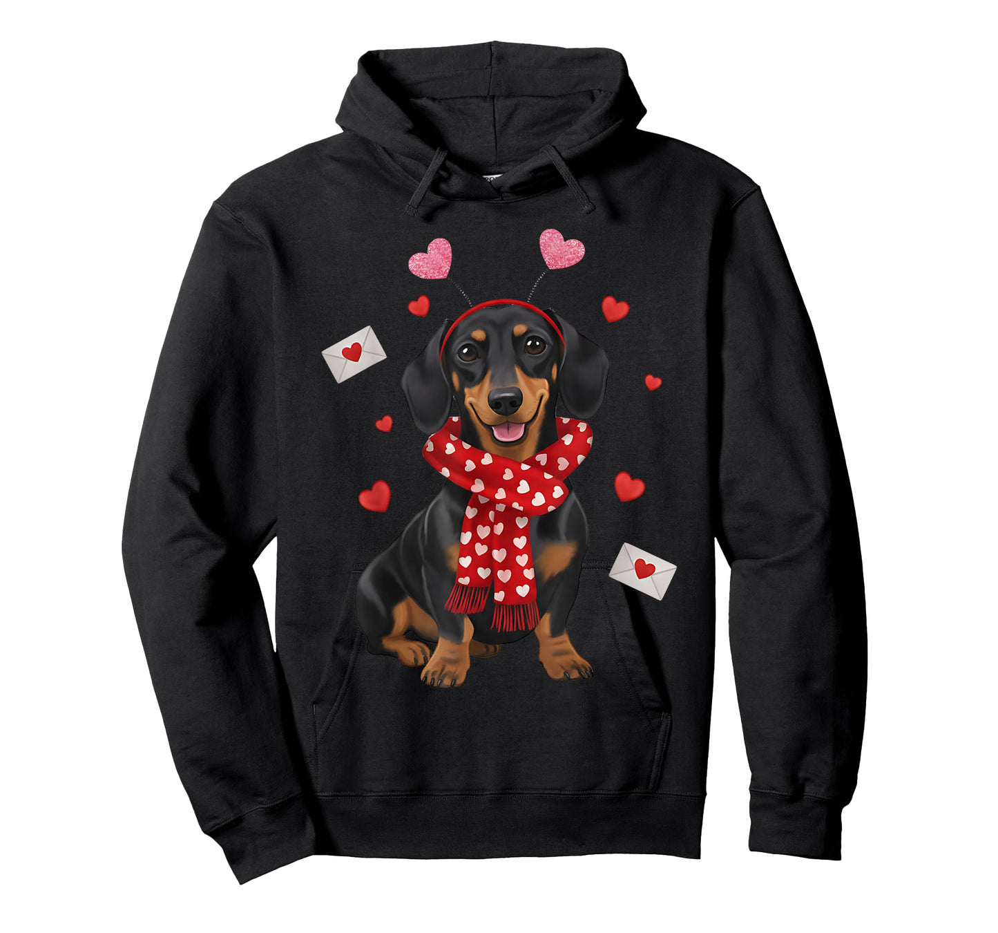 Cute Dachshund Valentine’s Day Dog Mom - Dachshund Dog Lover T-Shirt