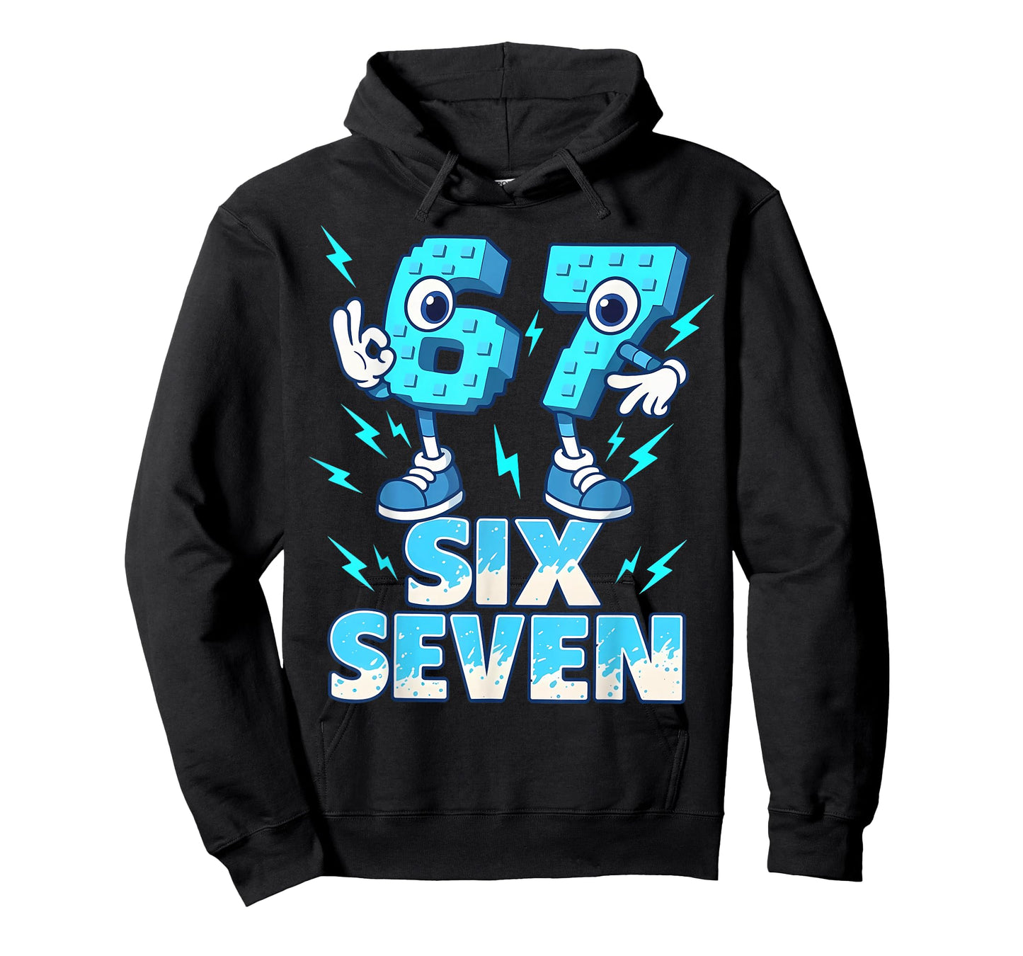 67 Six Seven 6-7 - Funny Italian Brainrot Kids Gaming Meme T-Shirt