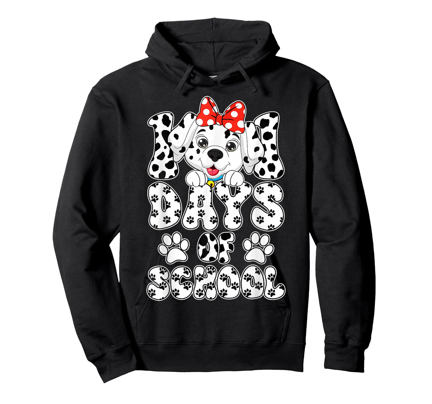 100 Days of School Dalmatian Dog Kids 100 Days Smarter T-Shirt