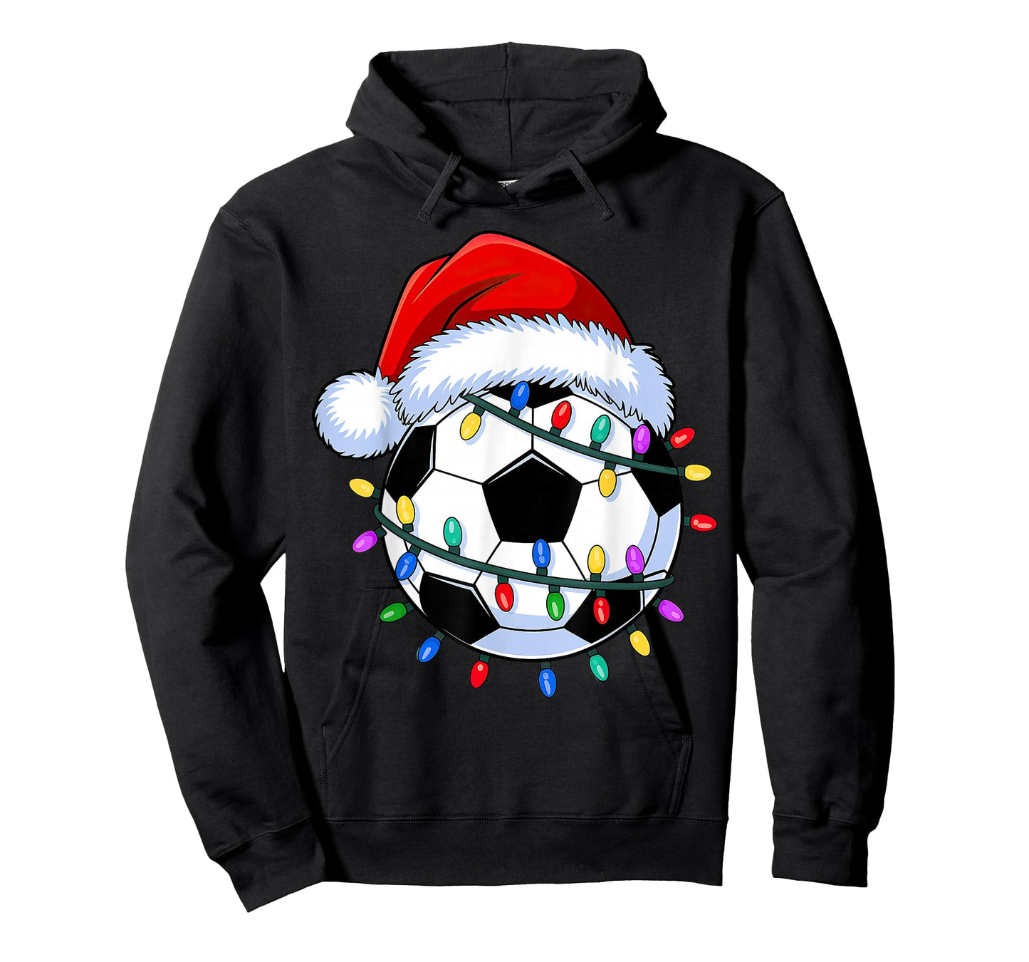 Santa Soccer Ball Christmas Soccer T-Shirt