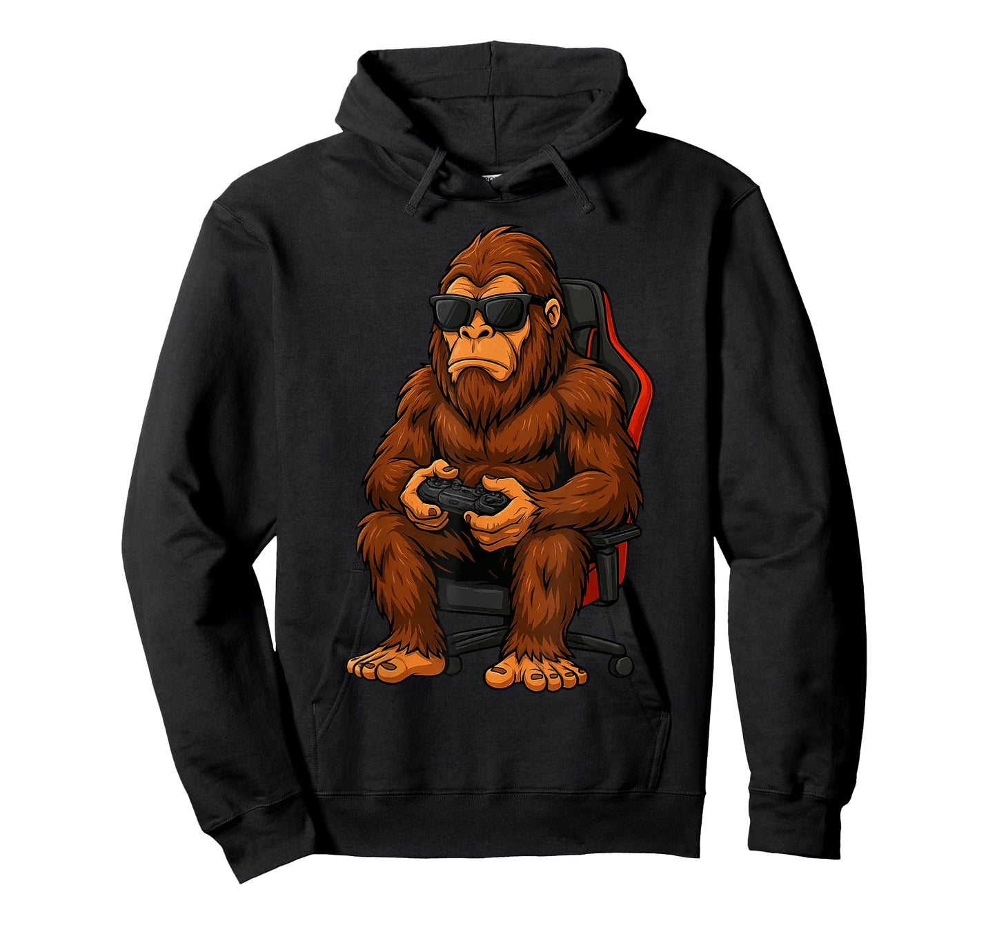 Funny Bigfoot Video Game Shirt Men Boys Gaming Sasquatch T-Shirt