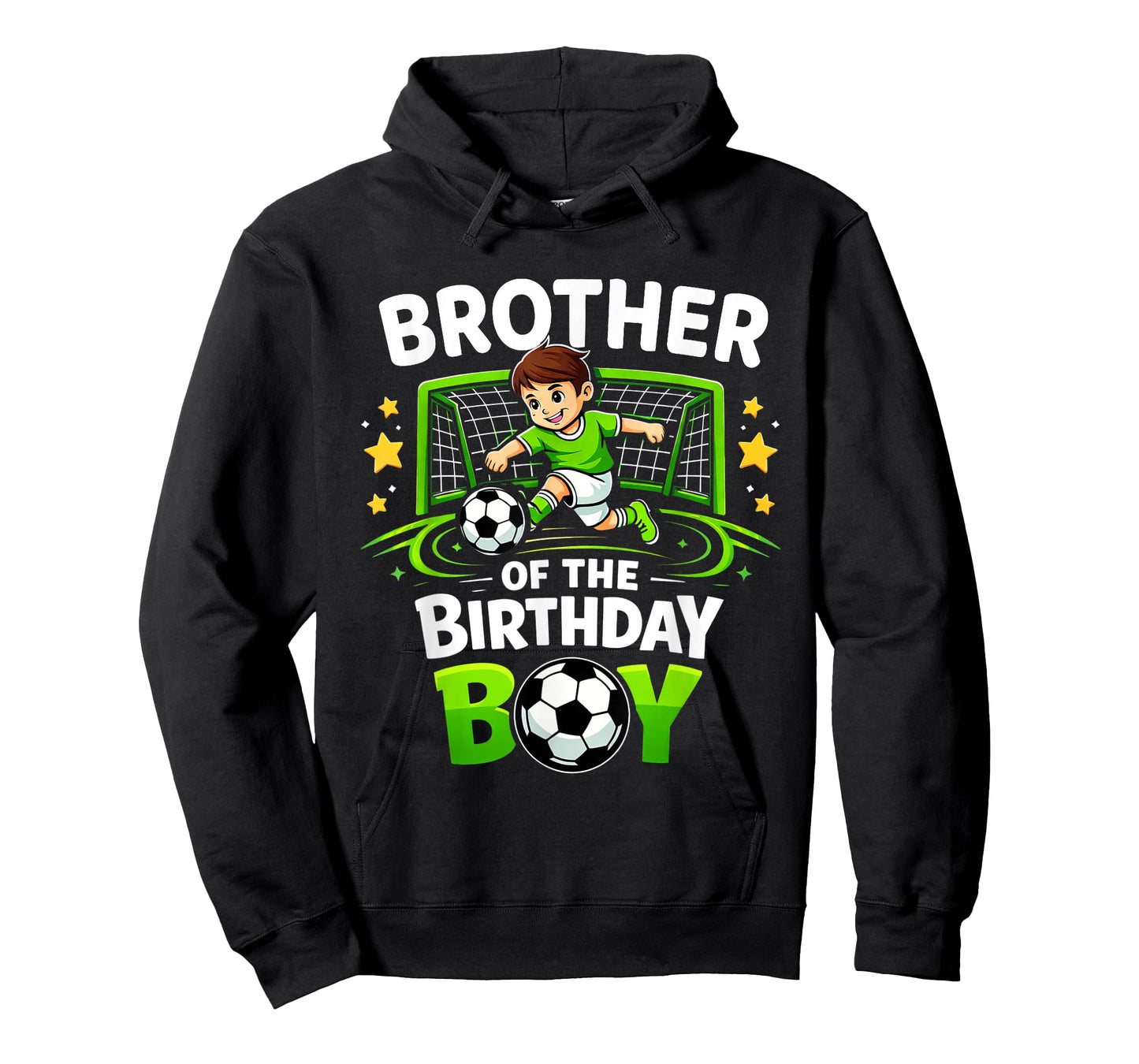 Brother of The Birthday Boy Soccer Ball Funny Soccer Brother T-Shirt