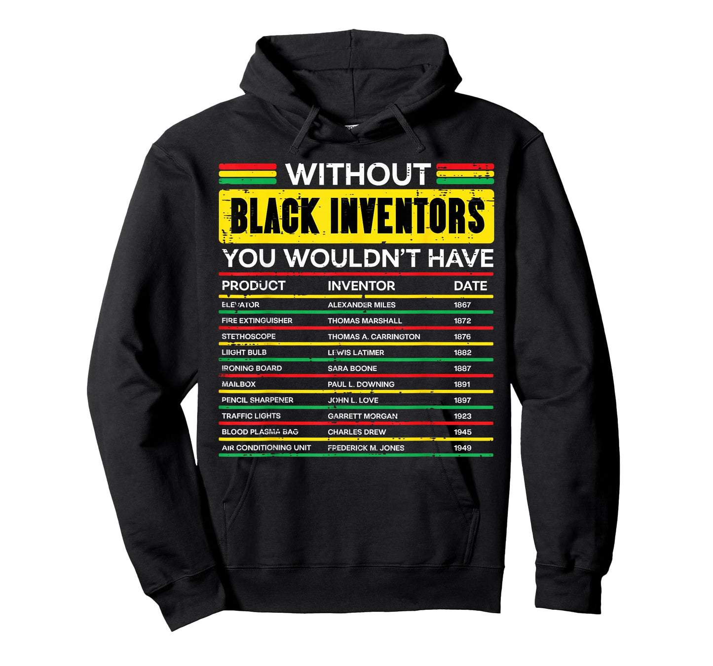 Without Black Inventors History Month African Men Women Kids T-Shirt