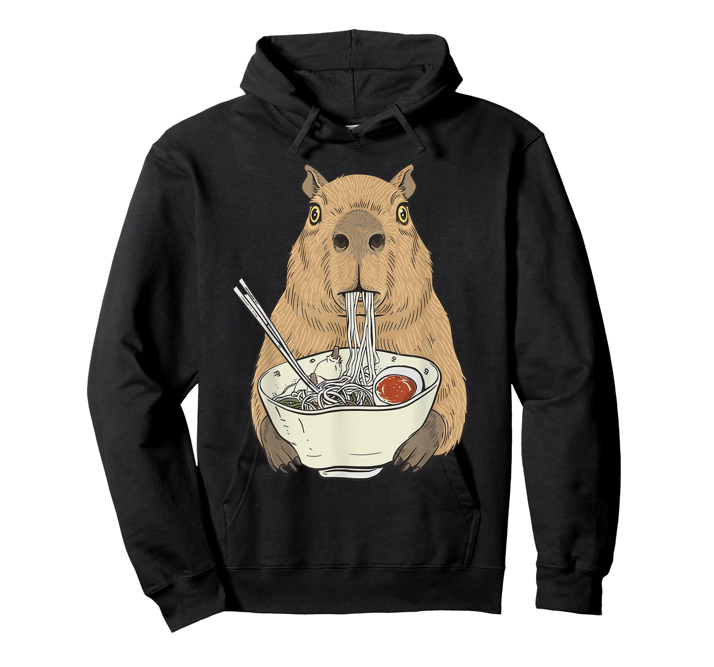 Capybara Ramen Japanese Funny Graphic Tee Kawaii Anime Gifts T-Shirt