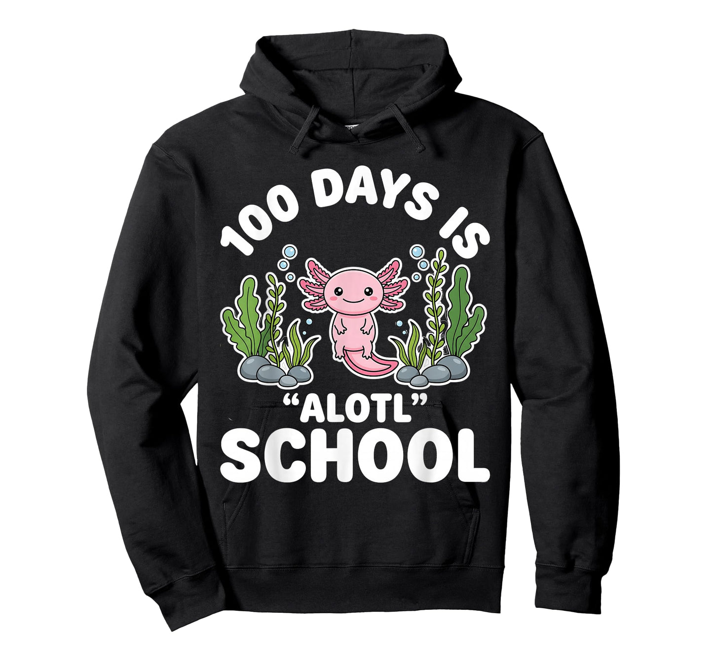 100th Day of School 100 Days is Alotl School Axolotl T-Shirt