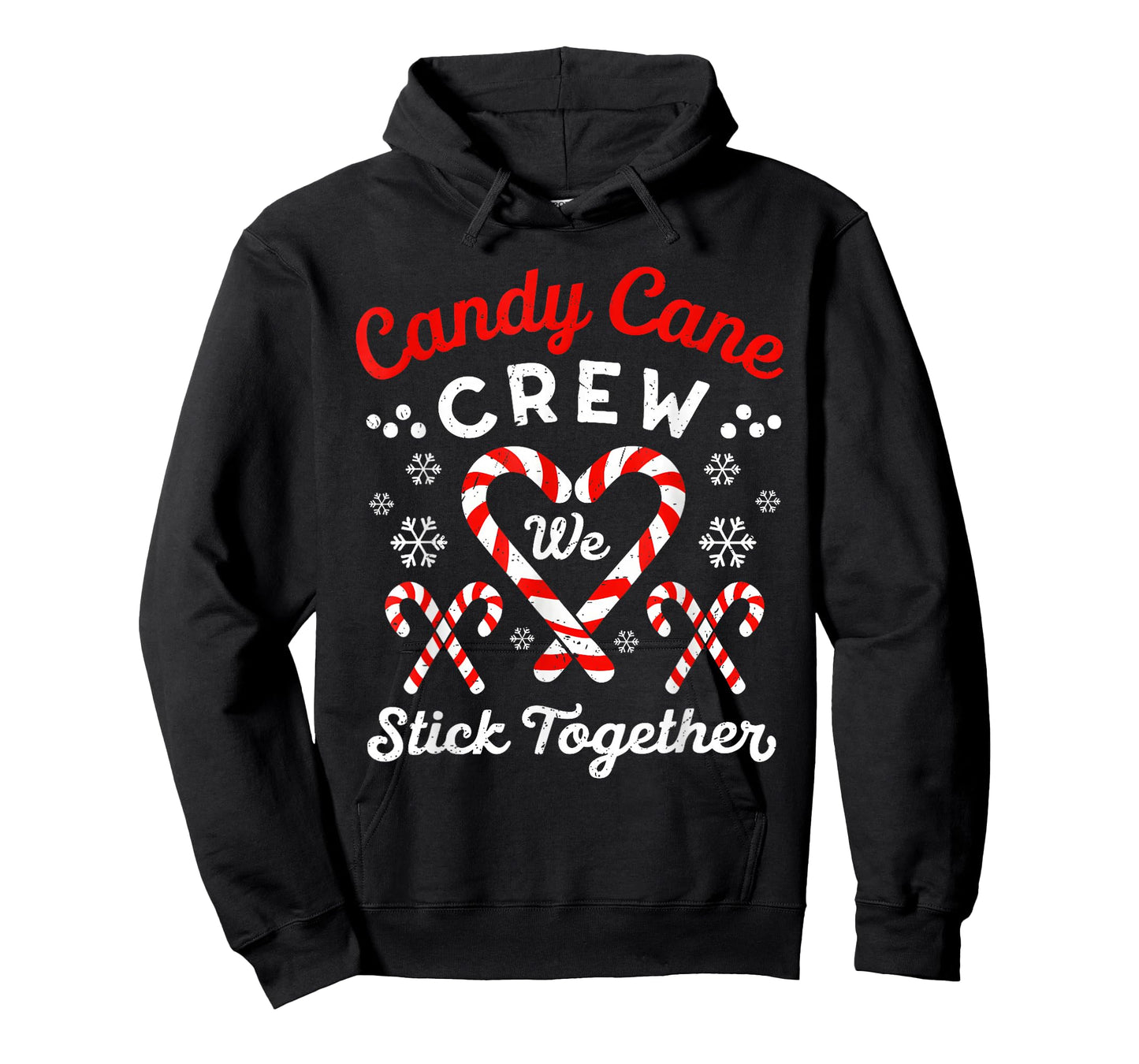 Christmas Candy Cane Heart Holiday Family Matching Pajama T-Shirt