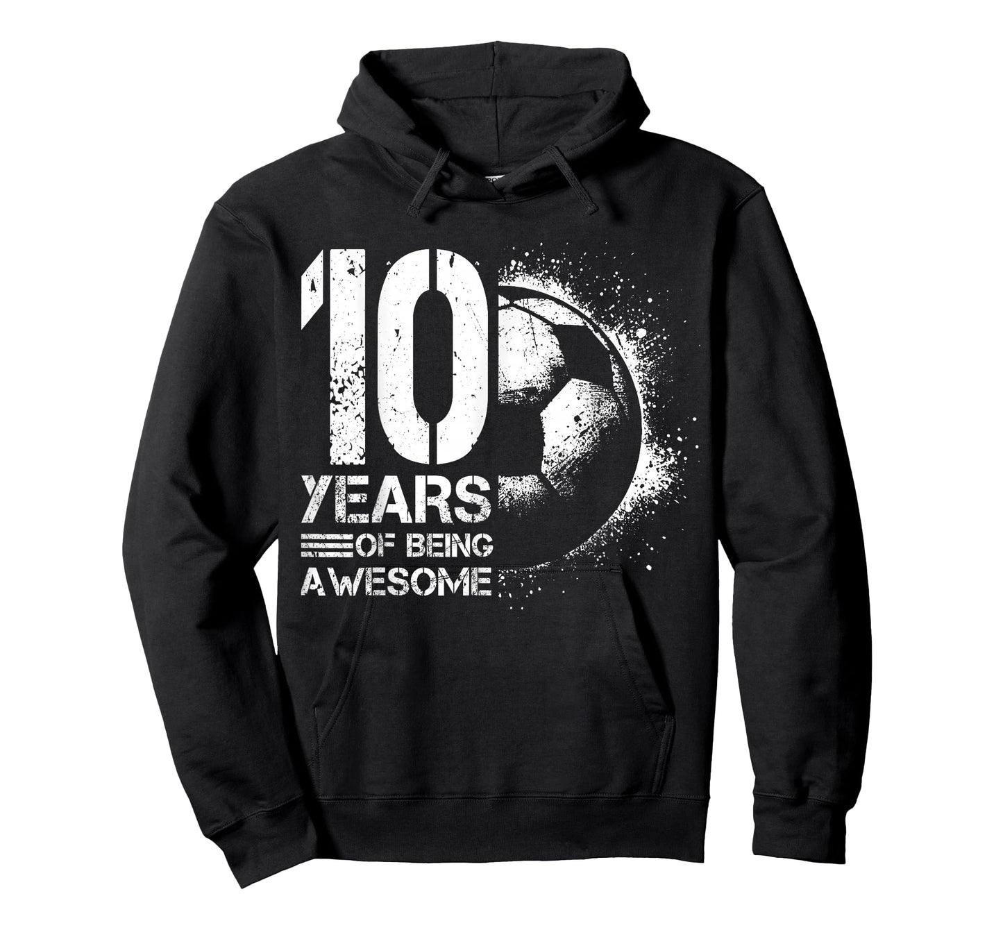 10th Birthday Boy Girl Soccer Player Football 10 Years Old T-Shirt