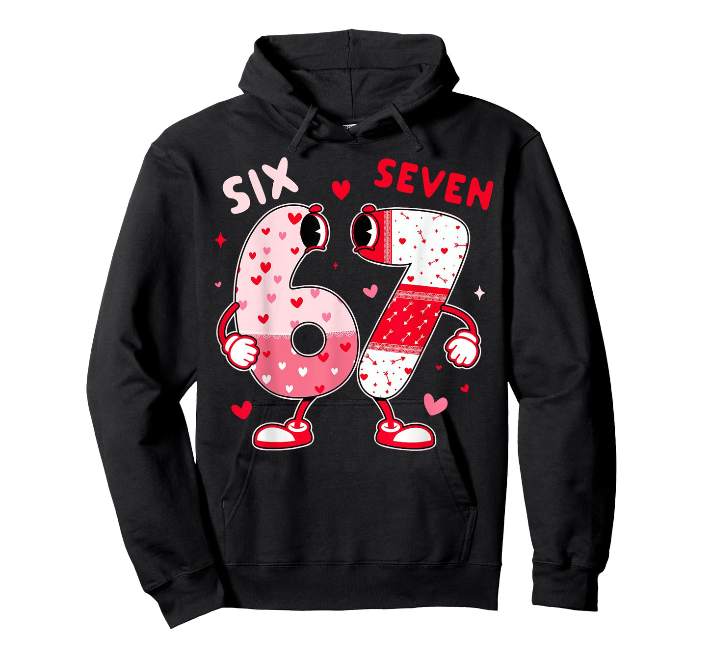 67 Six Seven for Kids Boys Girls Women Men Valentines Day T-Shirt