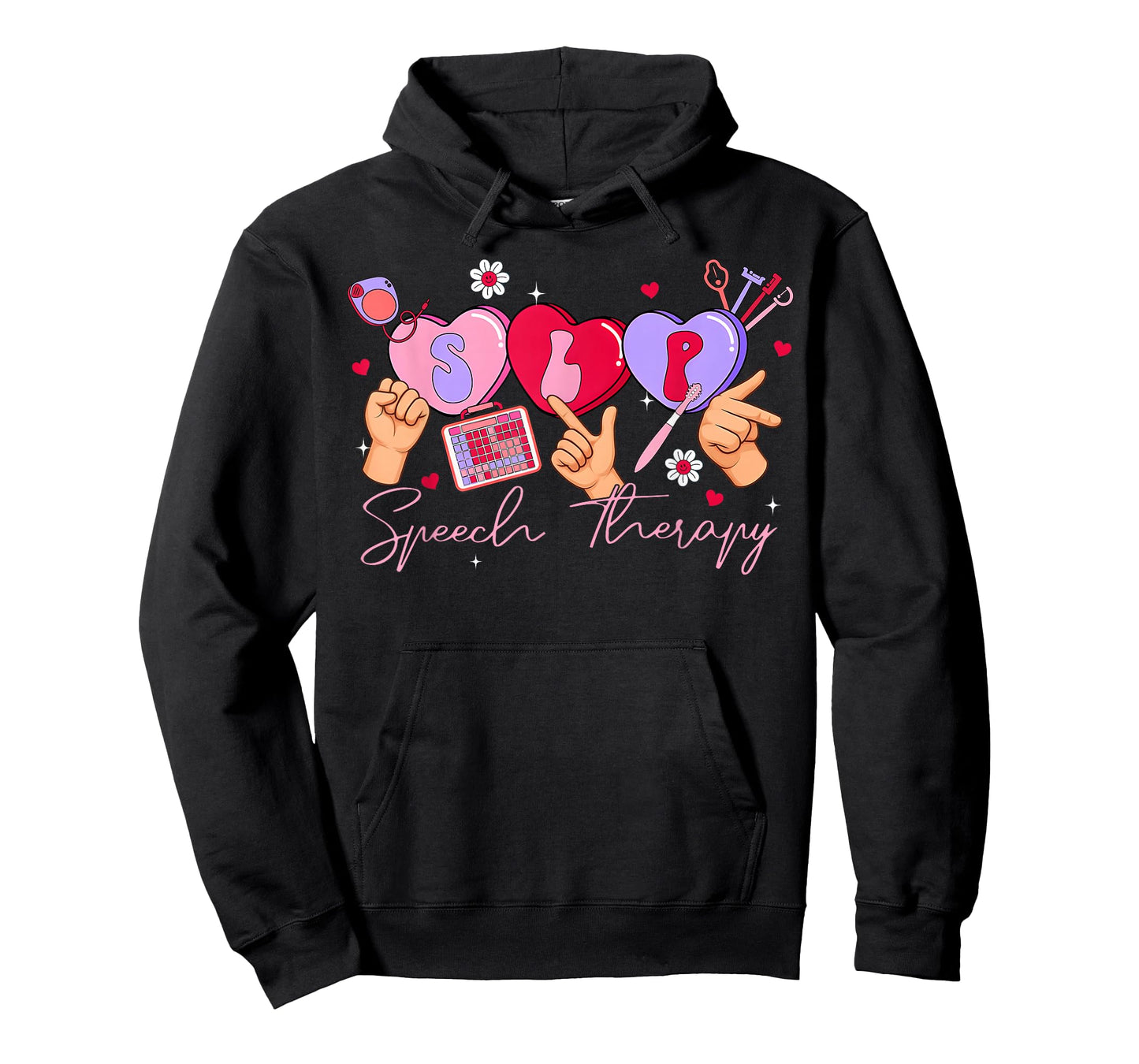 Valentine SLP Speech Language Pathologist Student Teacher T-Shirt
