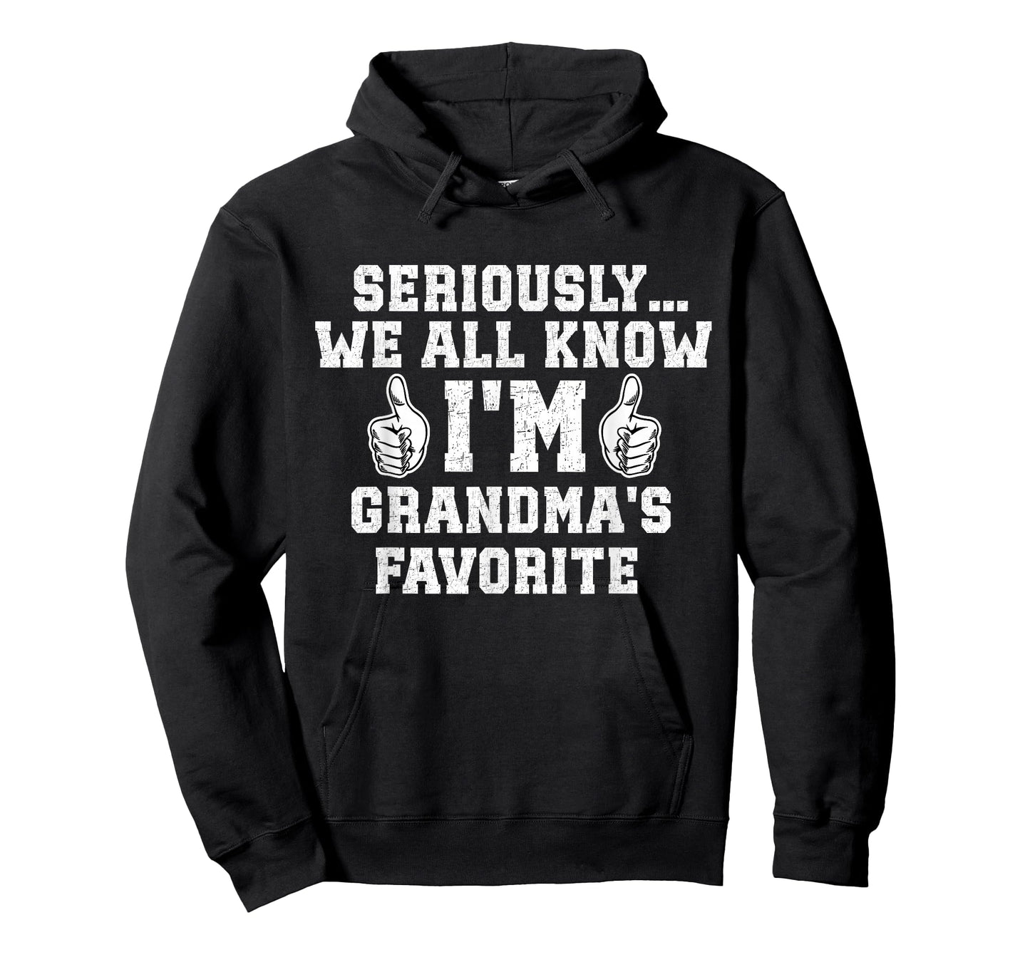 I'm Grandma's Favorite Grandson Granddaughter Humor Funny T-Shirt