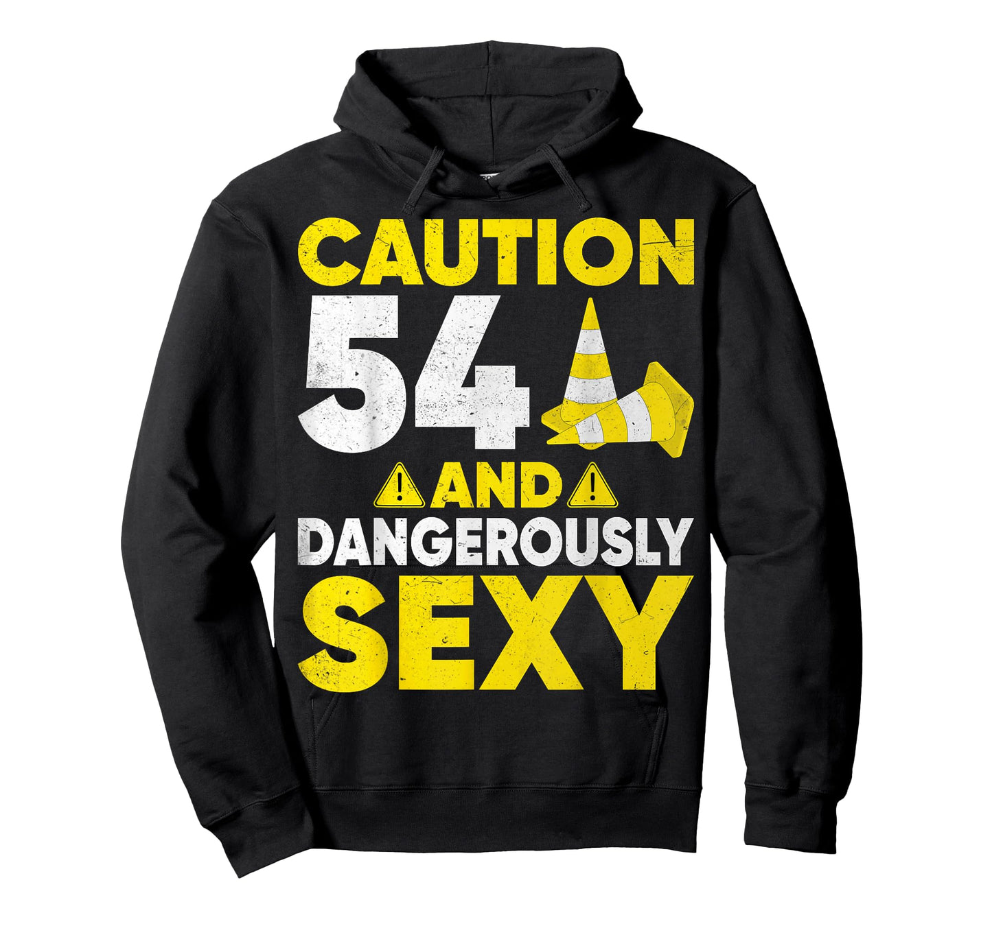 Caution 54 and Dangerously Sexy 54 Years Old Birthday Party T-Shirt