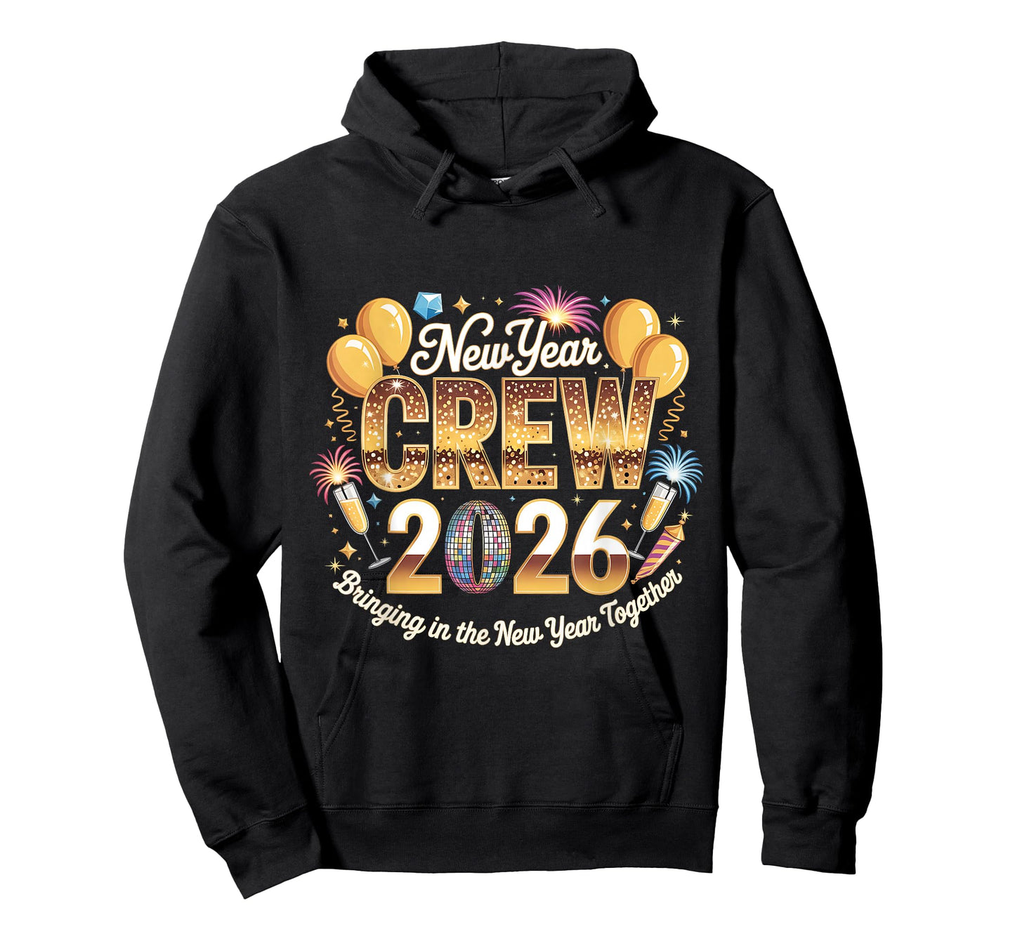 New Year Crew 2026 Matching Party Celebration Gift T-Shirt