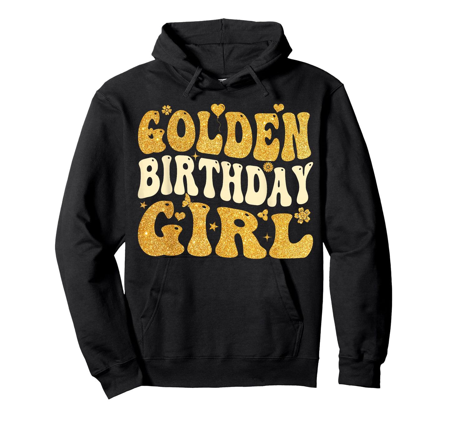 Golden Birthday Girl Era Women Kids Groovy T-Shirt