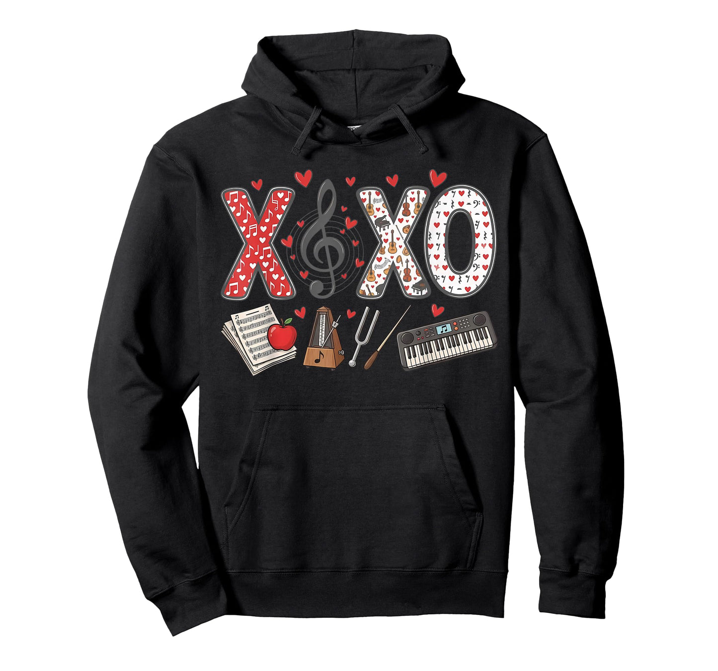 XOXO Musician Instrument Music Teacher Valentines Musician T-Shirt