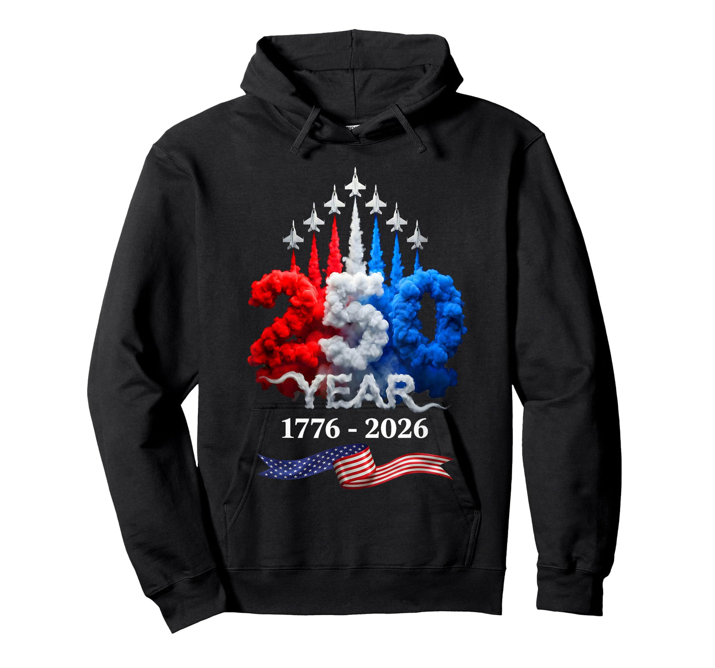 250 Years American 1776 2026 250th Birthday 4th of July T-Shirt